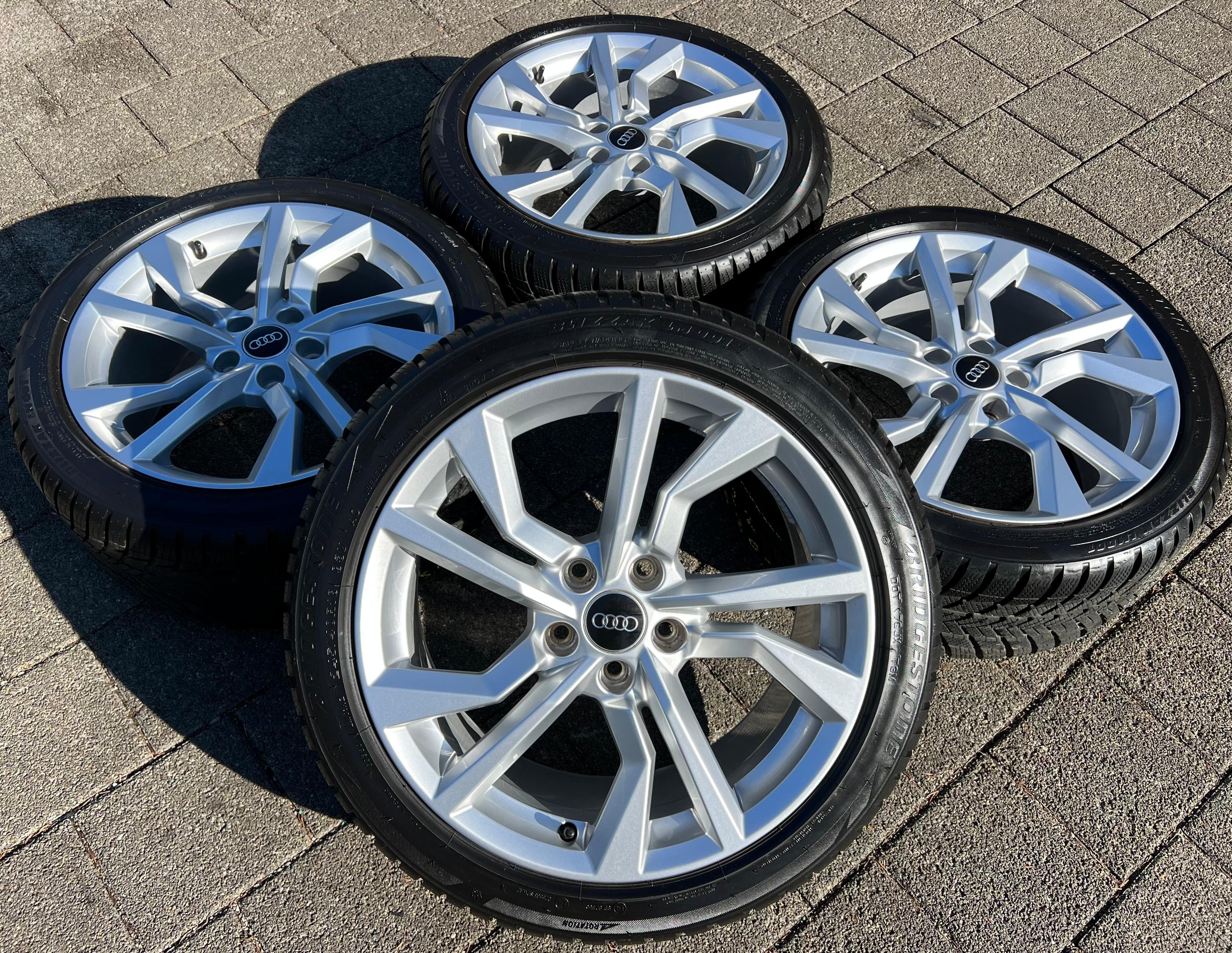 4 ORIGINELE 18" ALUMINIUM WINTERWIELEN AUDI TT TTS 8S 8S0601025AN 245/40R18 93V 2022 GRATIS VERZENDING