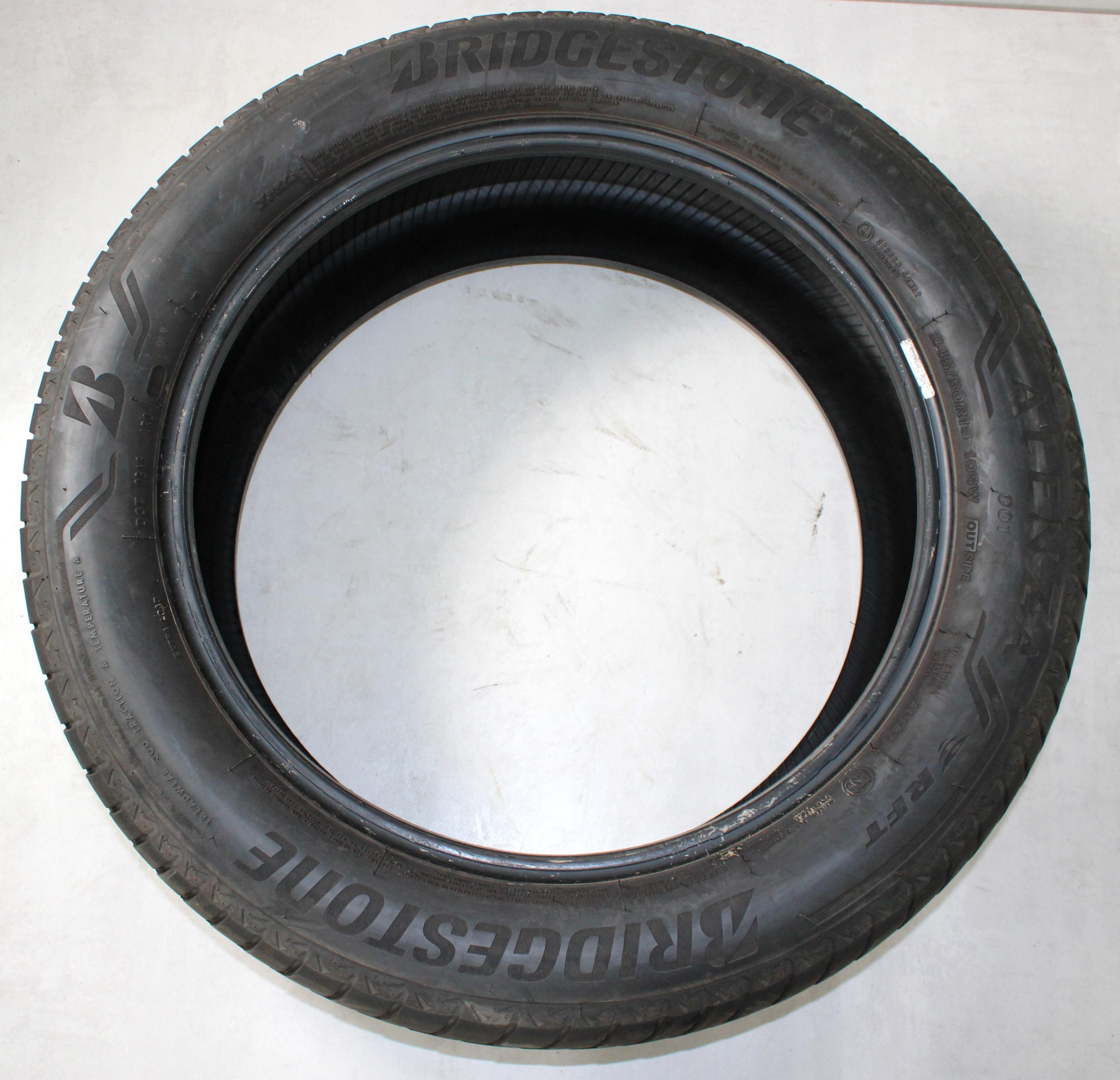 2 x 245/50R19 105W Sommerreifen Bridgestone Alenza 001 Runflat 7-7,5mm 2017 *