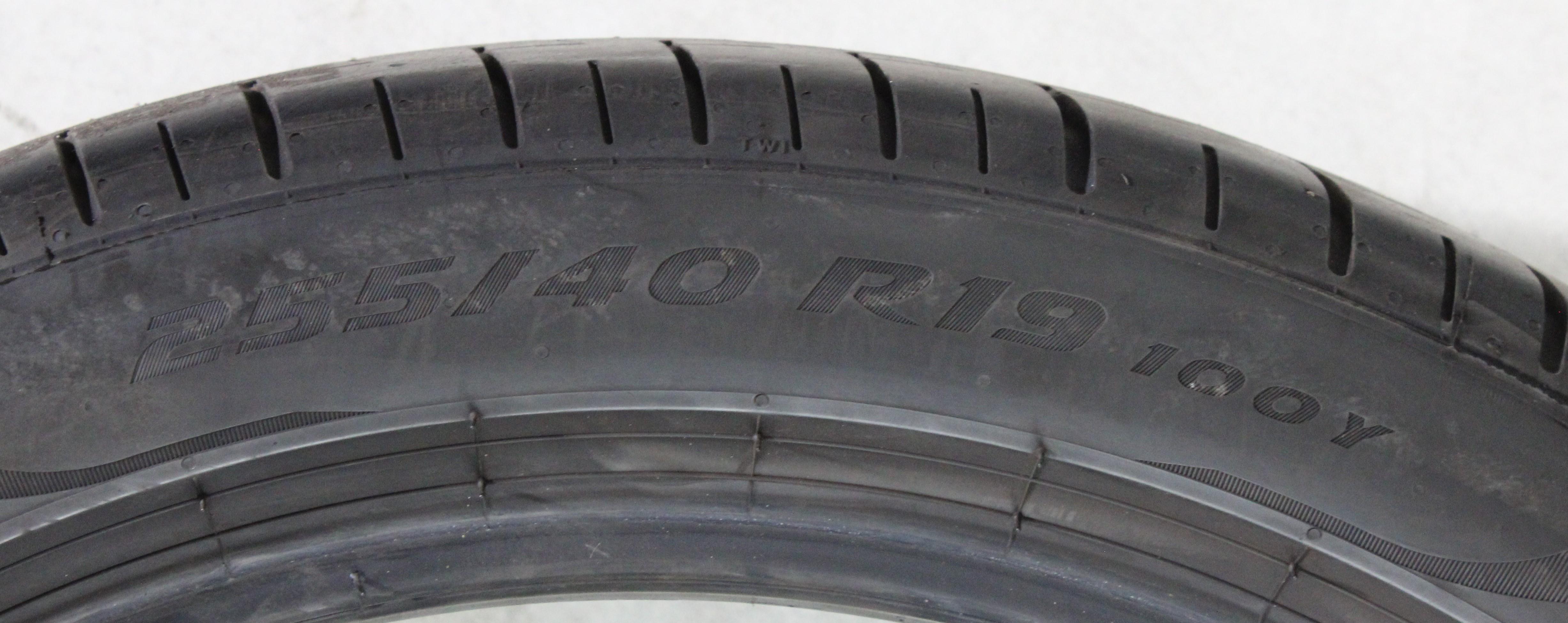 1 x 255/40R19 100Y Sommerreifen Pirelli Pzero PZ4 *1 6,5-7mm 2024