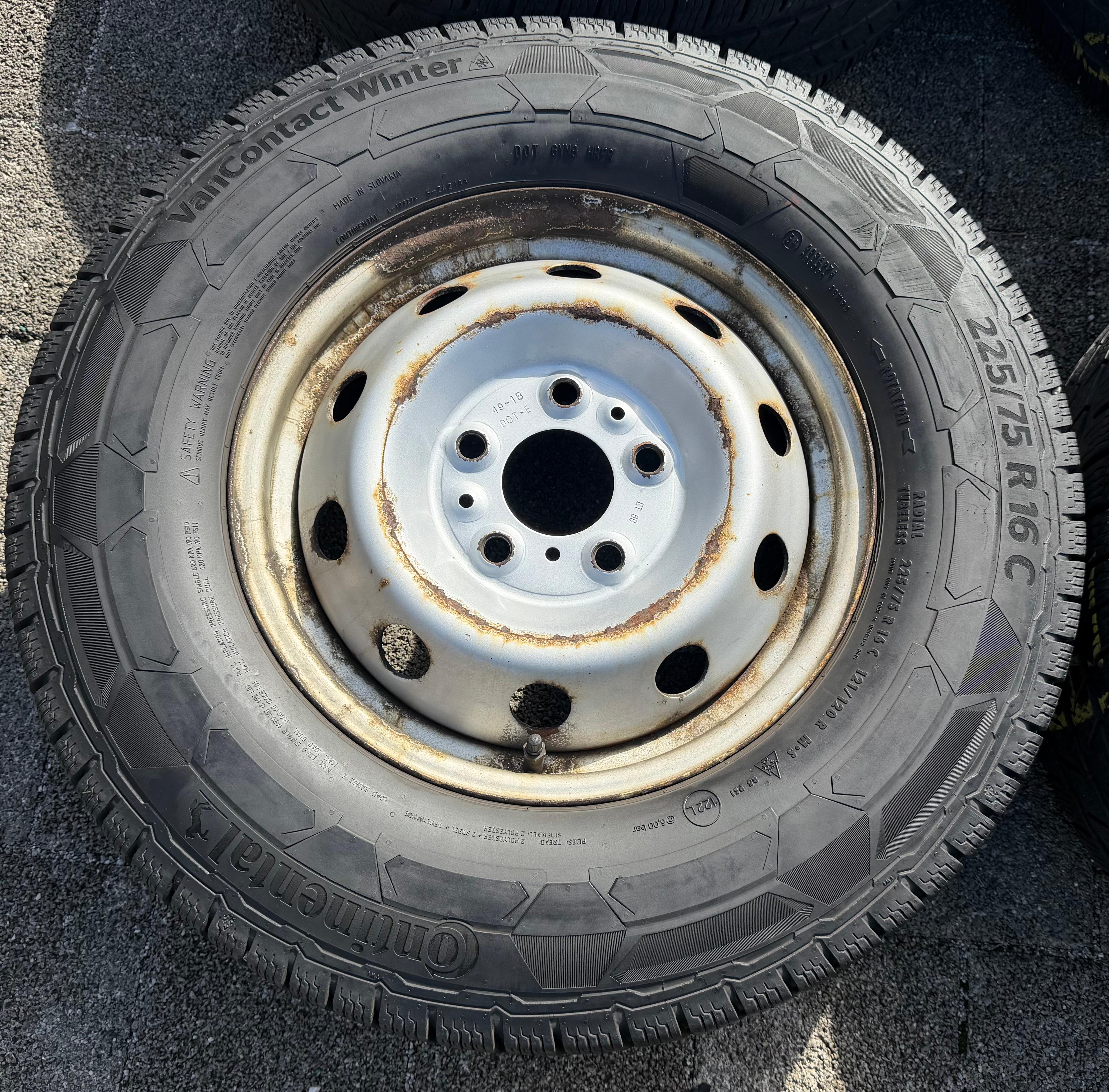 4 WInterräder Peugeot Boxer Fiat Ducato Maxi Citroen Jumper 225/75R16CP 121/120R