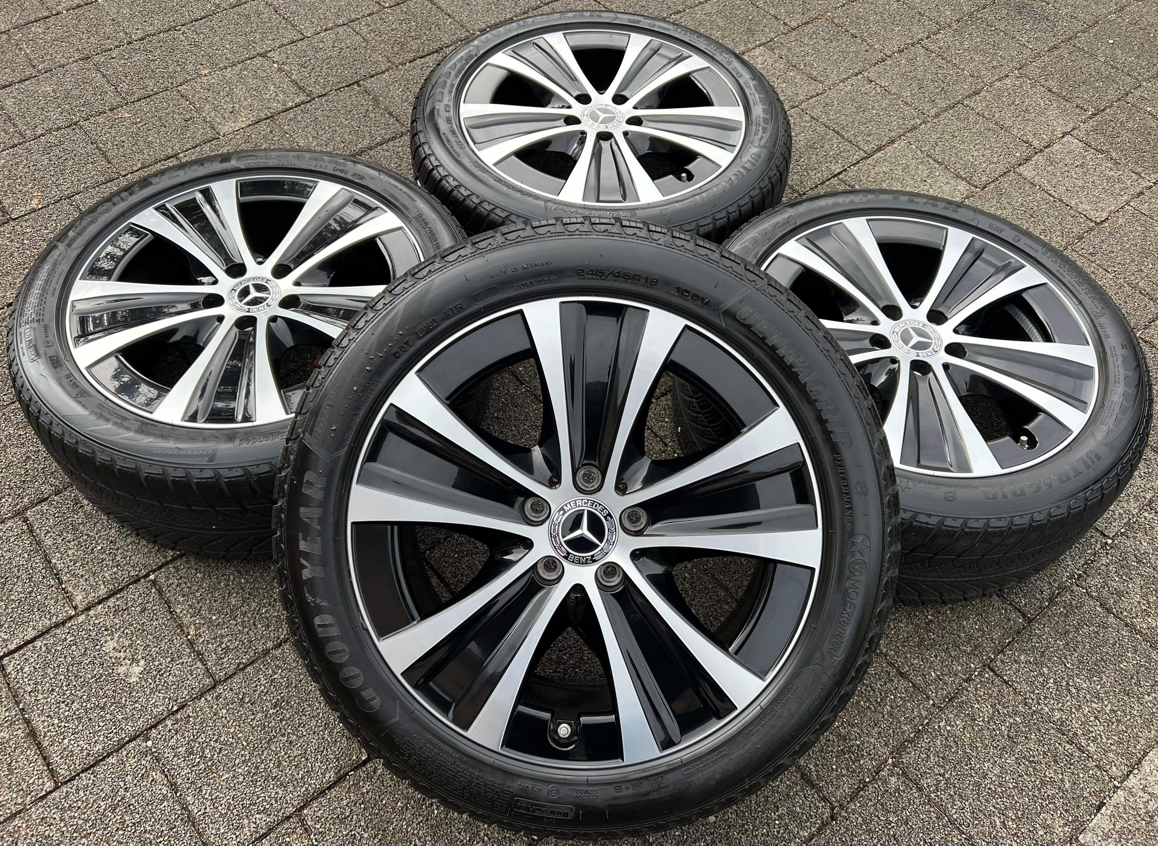 4 ORIGINELE 18" ALUMINIUM WINTERWIELEN MERCEDES E-KLASSE W213 W213K RDKS GRATIS LEVERING