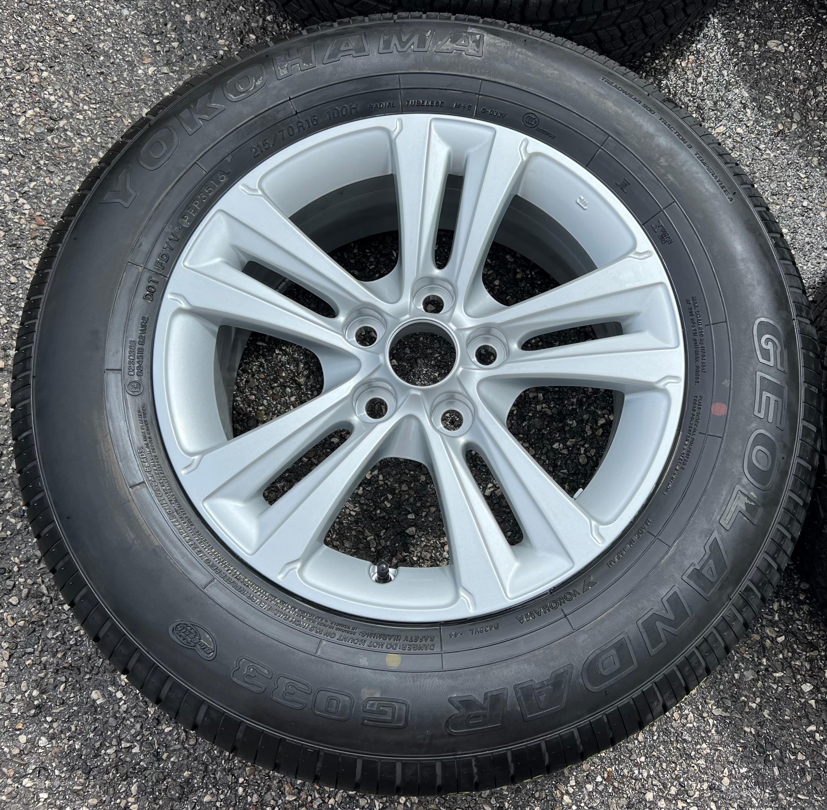 4 ROUES D'ÉTÉ ORIGINALES EN ALUMINIUM CITROEN C4 AIRCROSS PEUGEOT 4008 215/70R16 100H TOP