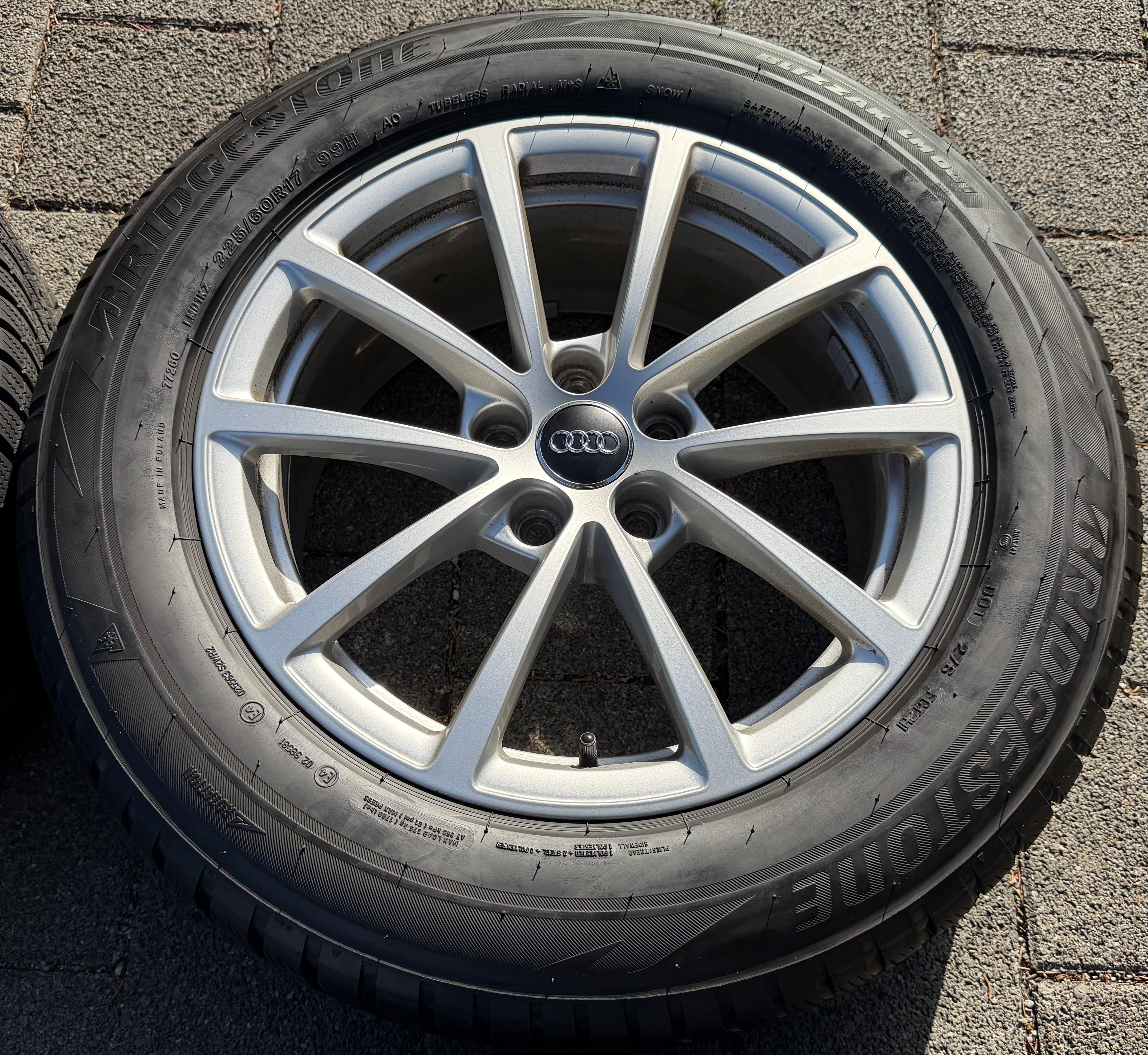 4 Original 17" Alu Winterräder Audi A6 4K C8 F2 225/60R17 99H 4K0601025 2025