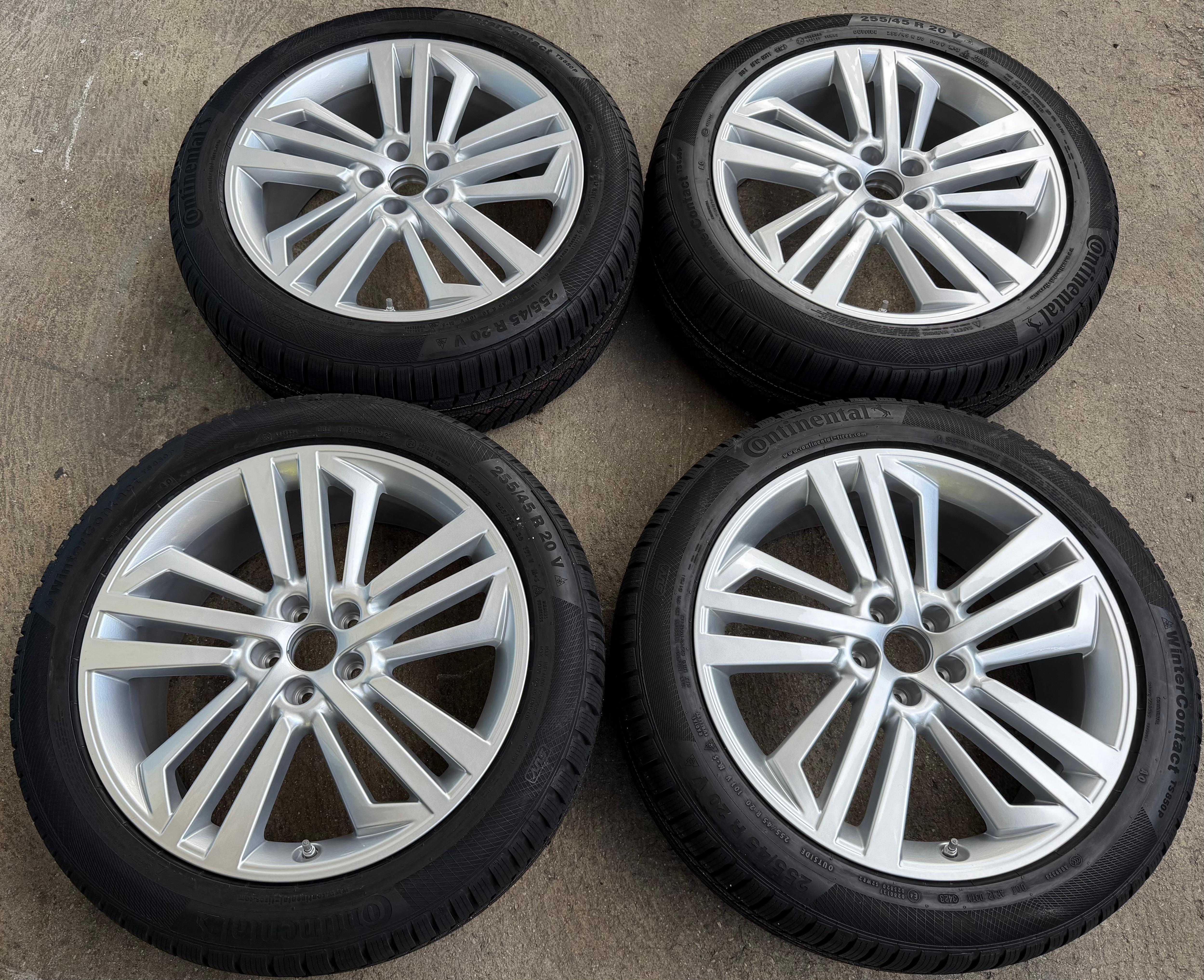 4 Original 20" Alu Winterräder AUDI Q5 SQ5 FY 80A601025L 255/45R20 101V Continental NEU