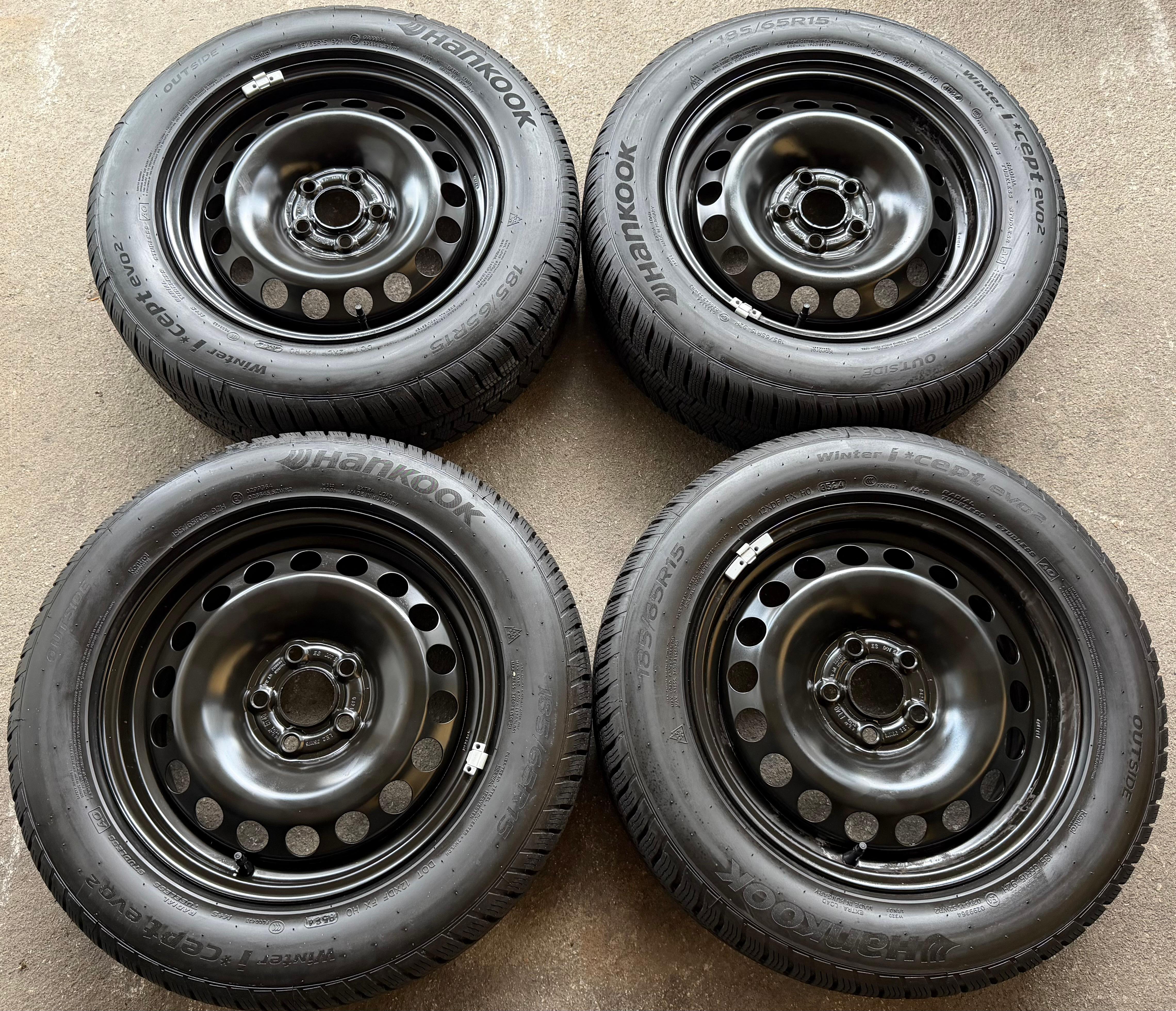 4 WINTERRÄDER AUDI A1 CITY CARVER GB SEAT IBIZA ARONA KJ VW POLO AW 2G 185/65R15 92T