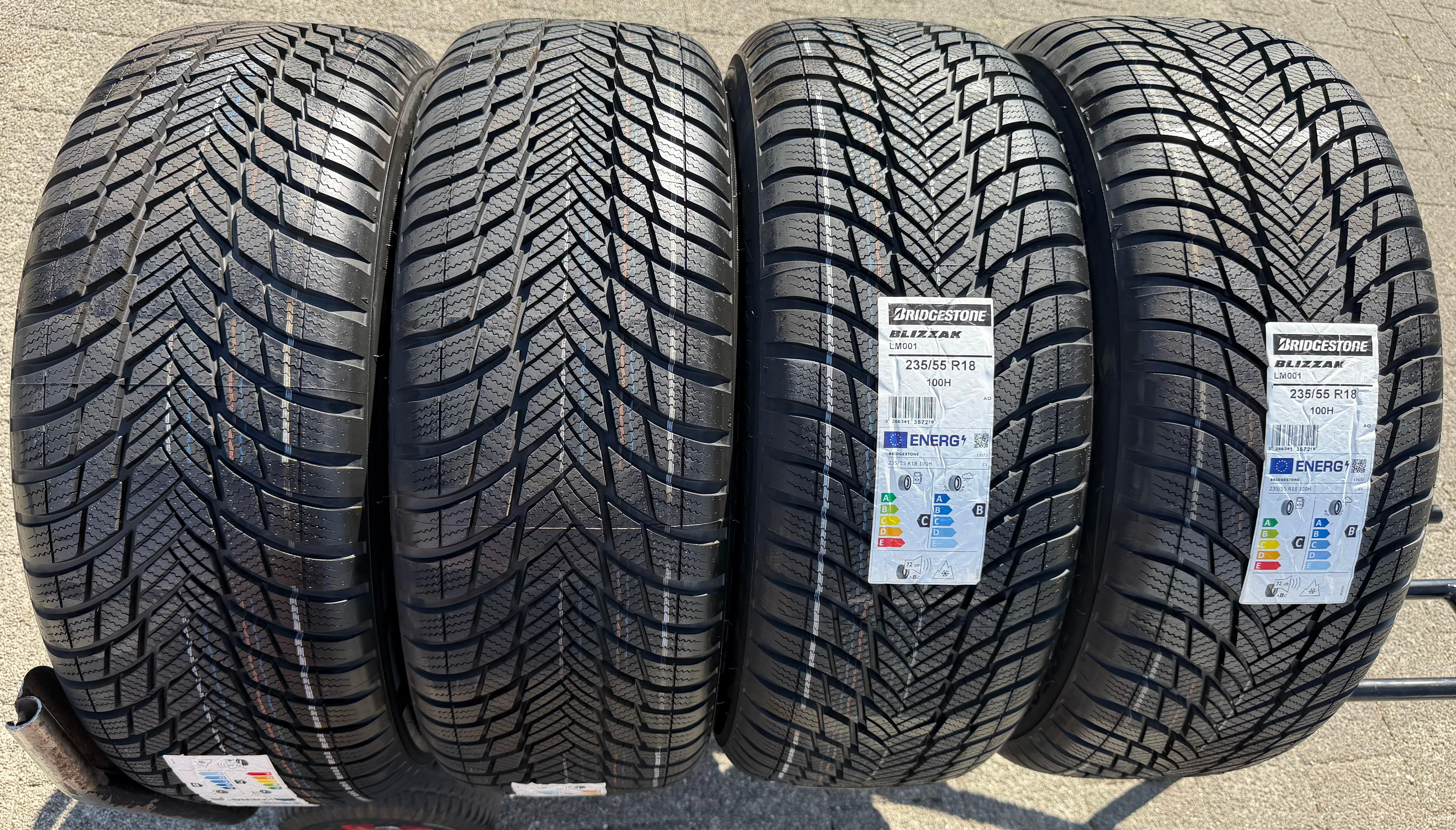 4 llantas de aluminio originales de invierno de 18" para Audi A6 Allroad 4K C8 4K0601025D 235/55R18 100H Bridgestone, NUEVAS