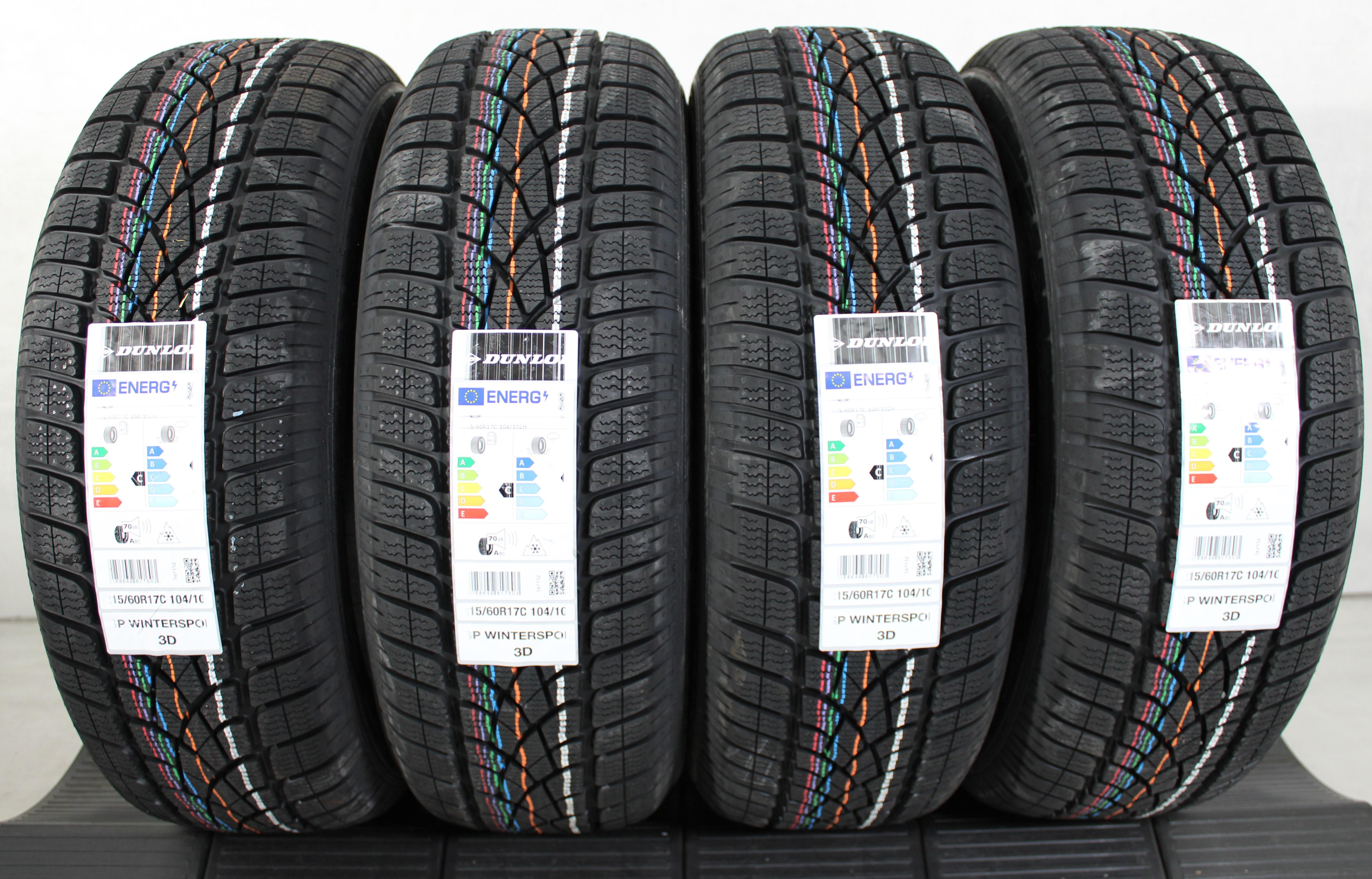 4 x 215/60R17C 104/102H Pneus hiver Dunlop SP Winter Sport 3D 2024