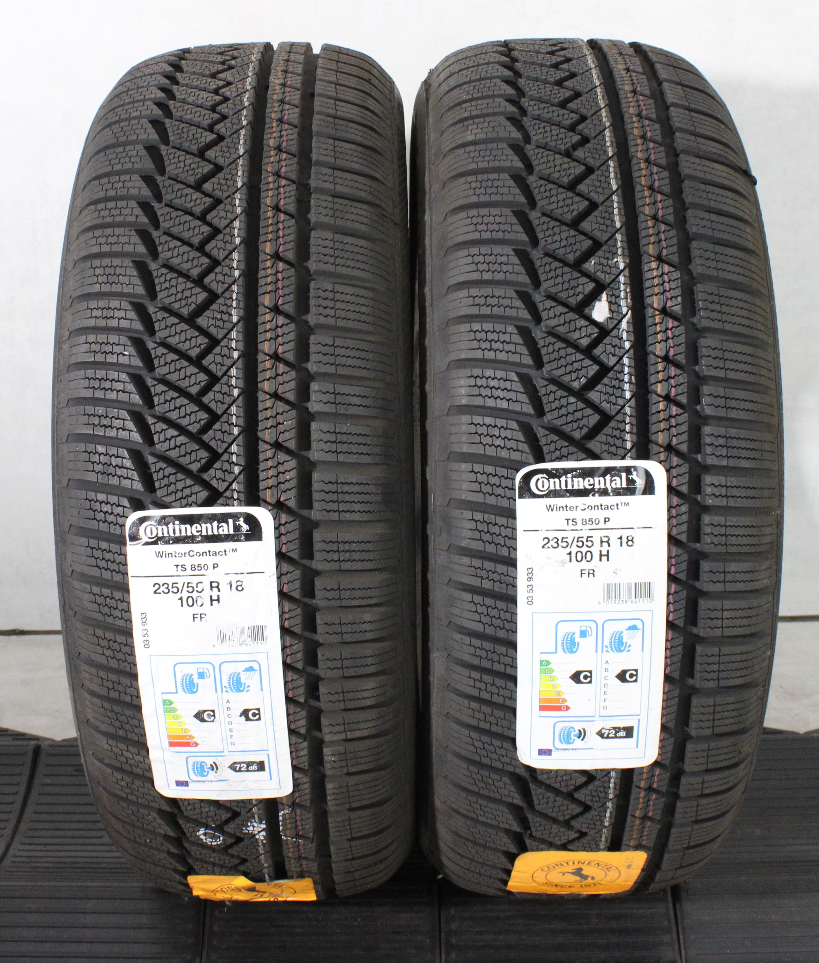 2 x 235/55R18 100H Winterreifen Continental Winter Contact TS850P 2020