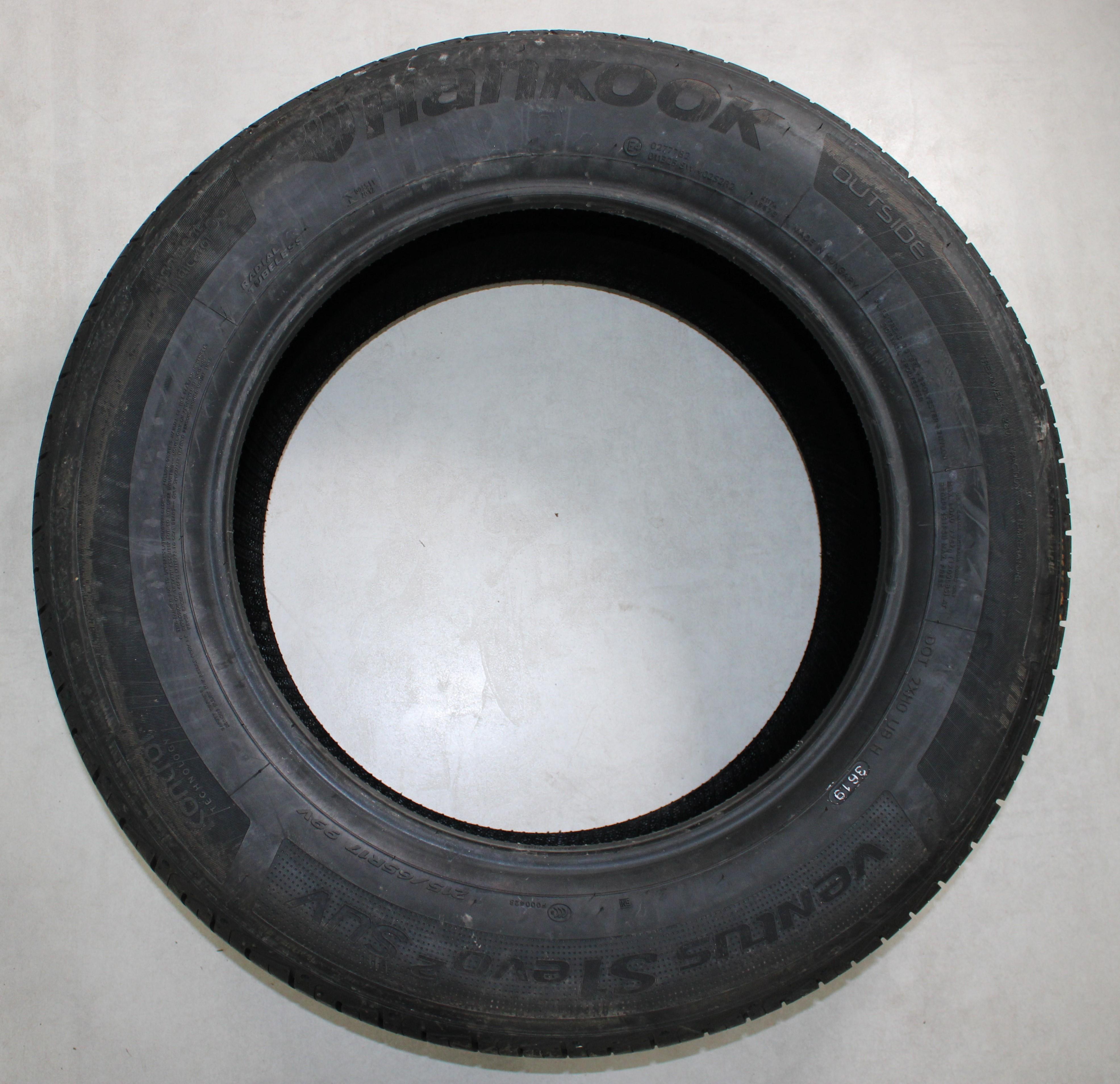 1 x 215/65R17 99V Sommerreifen Hankook Ventus S1 Evo 2 SUV Volles Profil 2019
