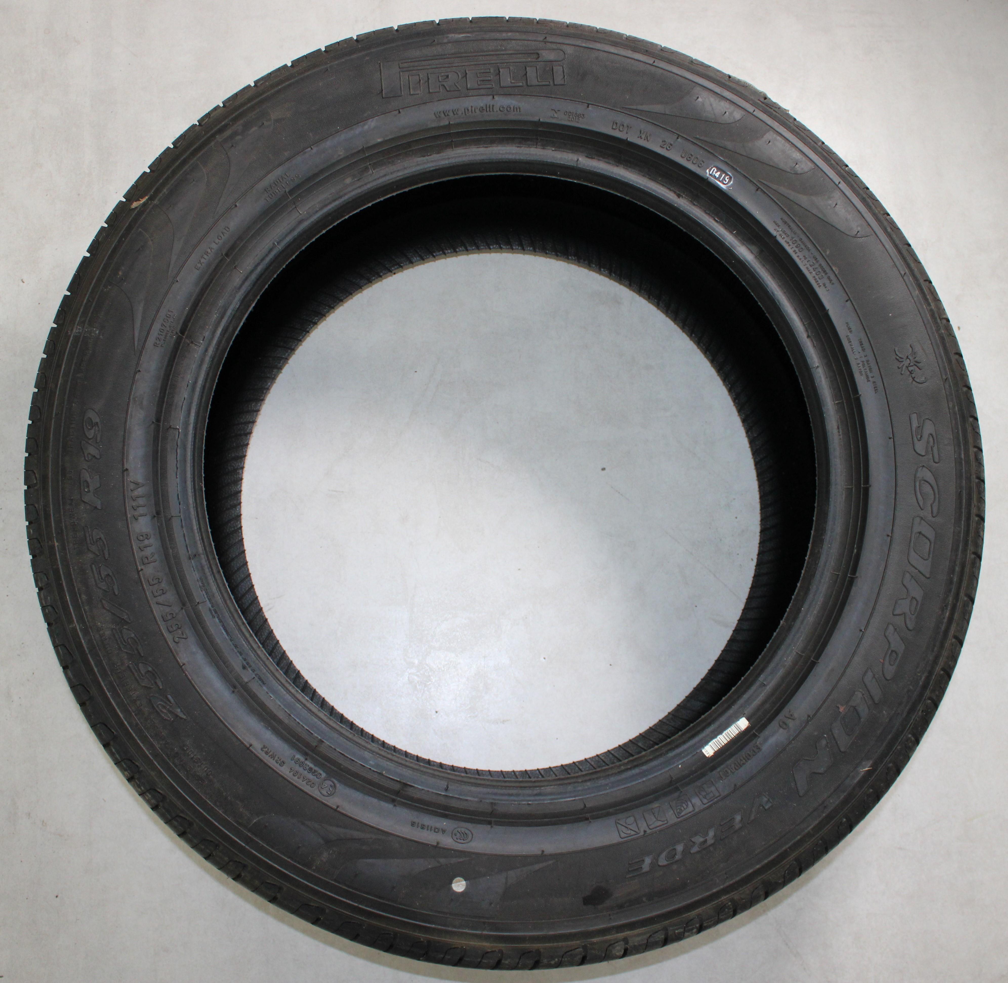 1 x 255/55R19 111V Sommerreifen Pirelli Scorpion Verde AO Volles Profil 2019