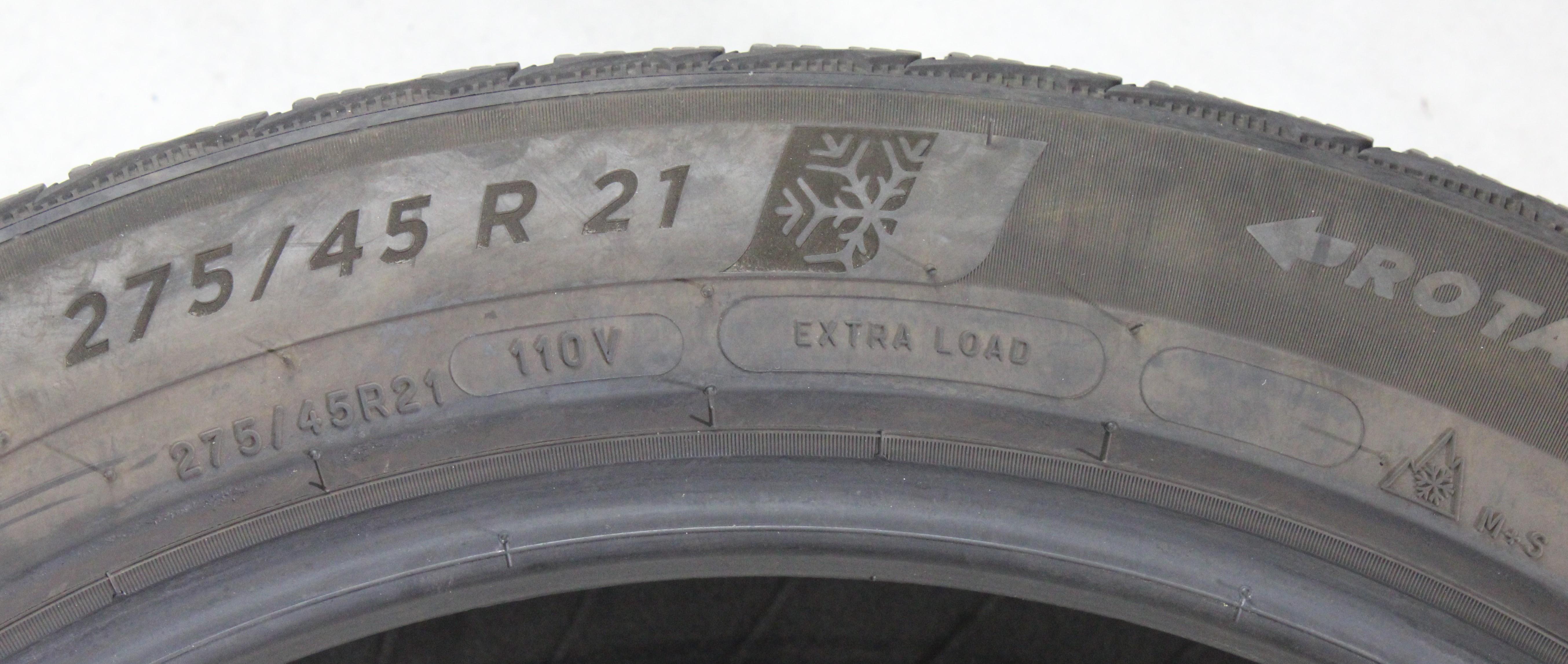 1 x 275/45R21 110V Neumático de invierno Michelin Pilot Alpin 5 SUV 6,5-7mm 2023 XL