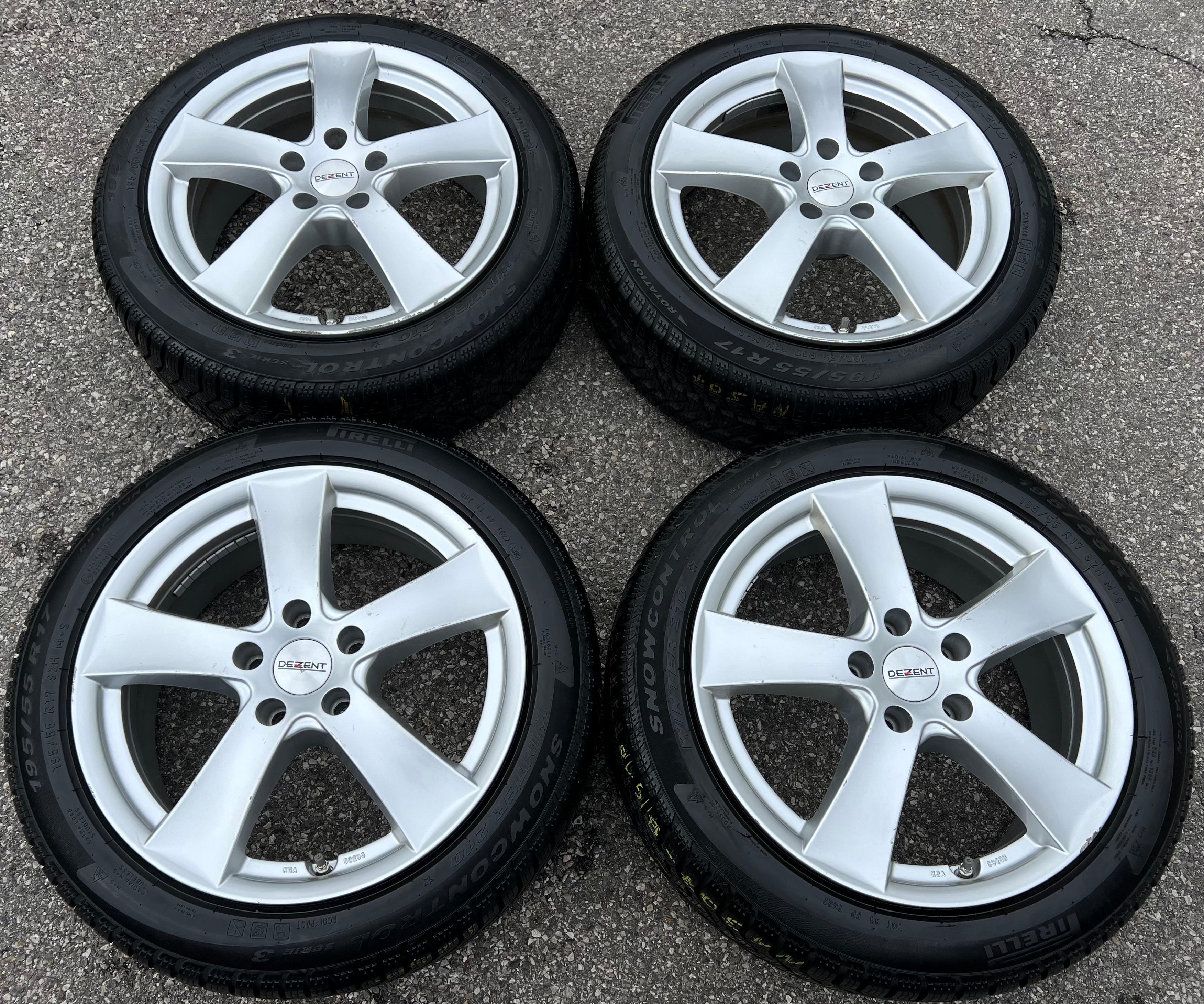 4 ROUES D'HIVER ALU 17" BMW SÉRIE 2 ACTIVE TOURER F45 F46 UKL-L 195/55R17 92H
