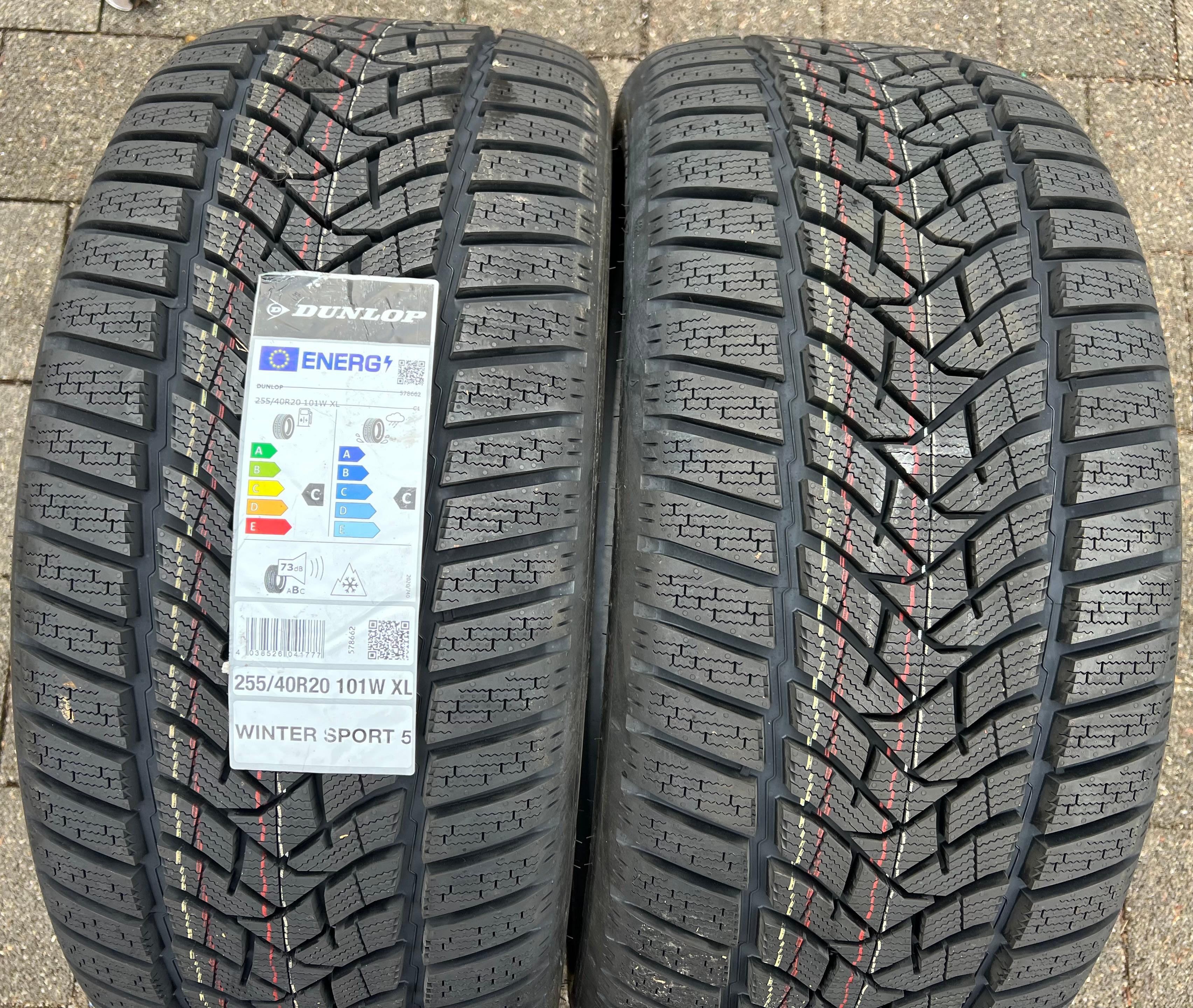2 x 255/40R20 101W neumáticos de invierno Dunlop Winter Sport 5 2023 NUEVO Entrega gratuita