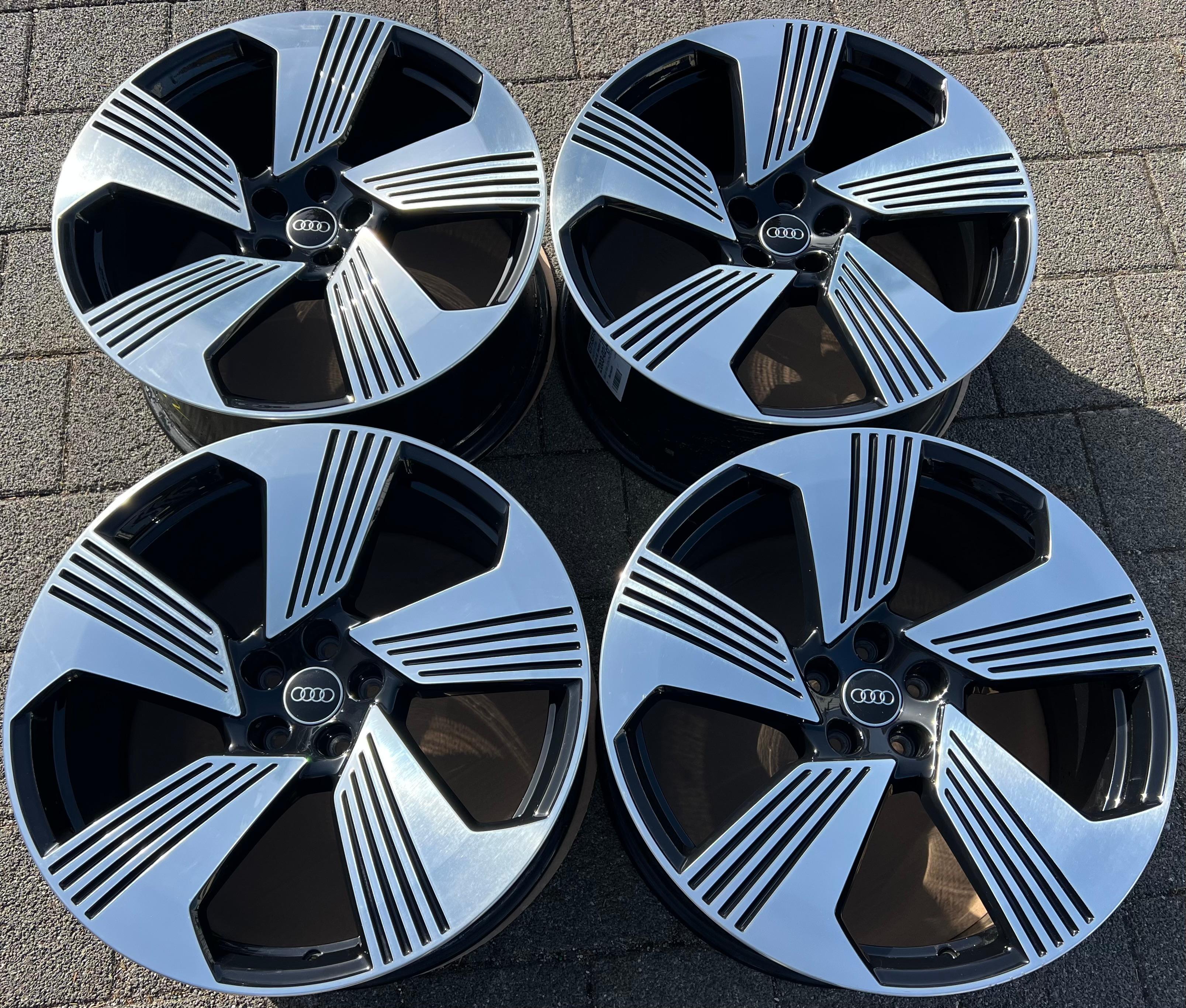 4 ORIGINAL 21" ALUFELGEN AUDI E-TRON & Q8 E-TRON GE GEN 4KE601025AC FREIHAUS