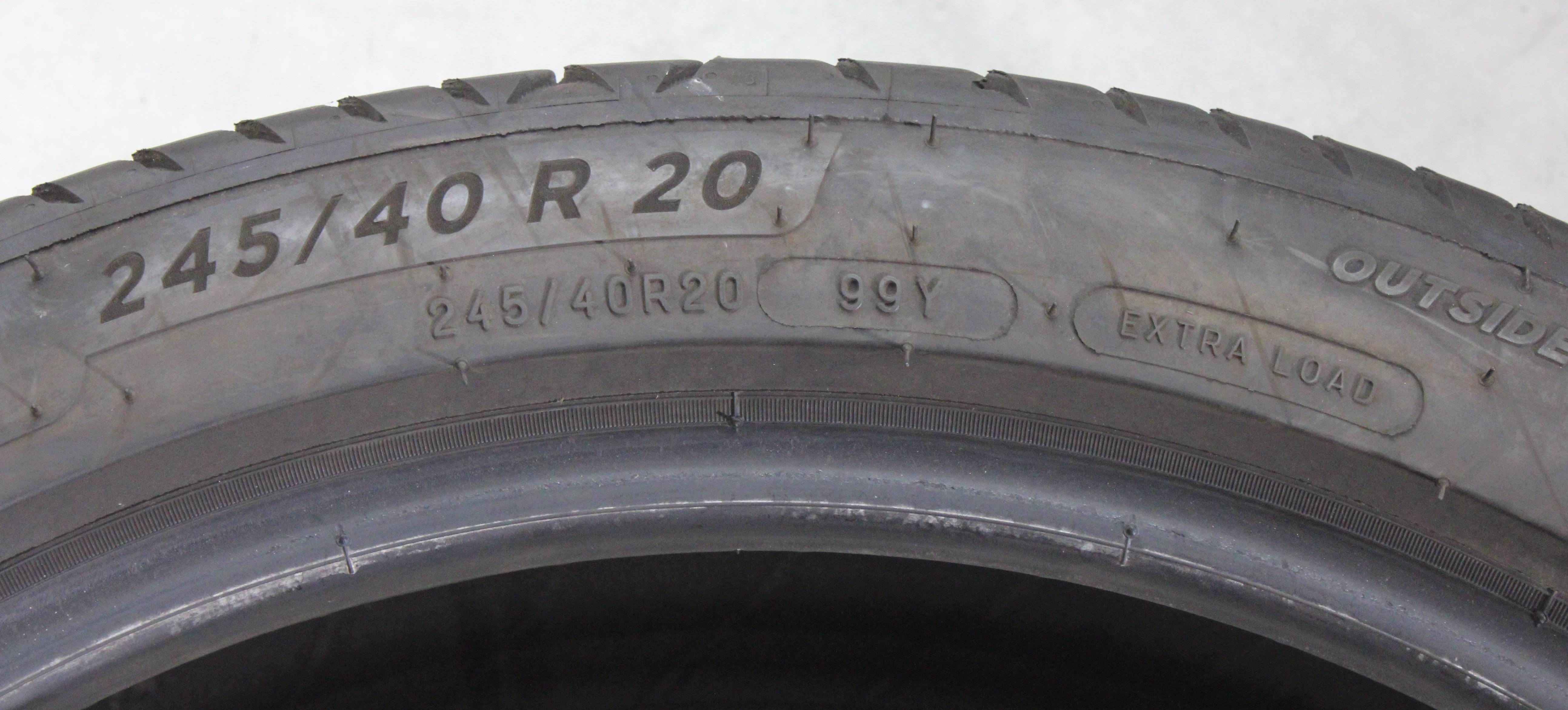 2 x 245/40R20 99Y 2 x 275/35R20 102Y Pneus d'été Michelin E Primacy MO* 5,5 mm 2024 XL