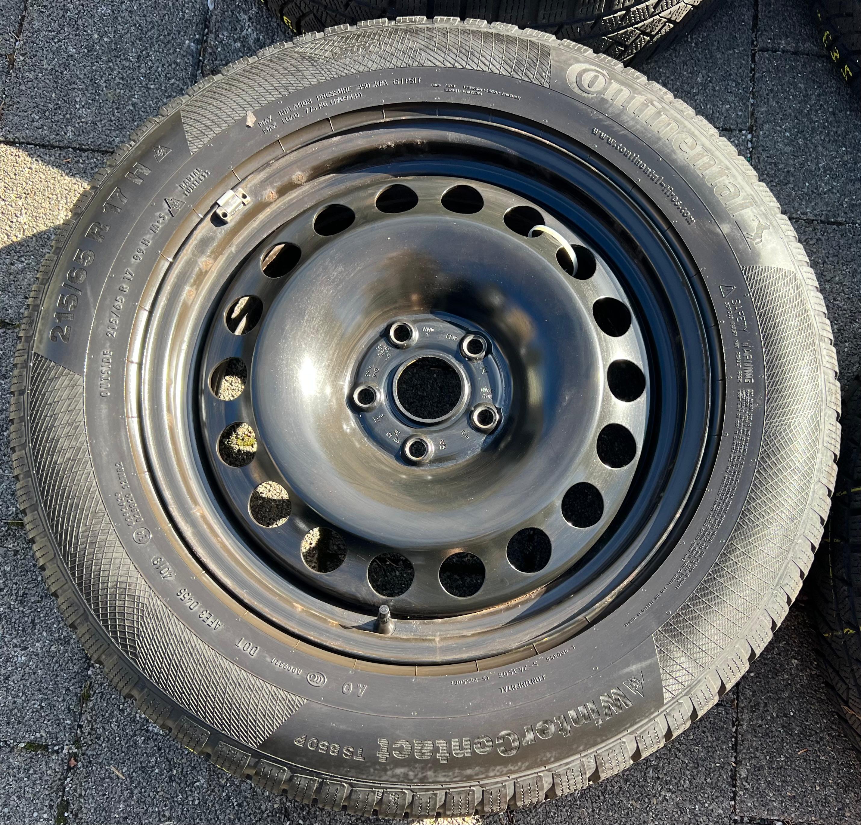 4 WINTERRÄDER AUDI Q3 F3 SEAT TARRACO SKODA KODIAQ VW TIGUAN II 5NA 215/65R17 99H FREIHAUS