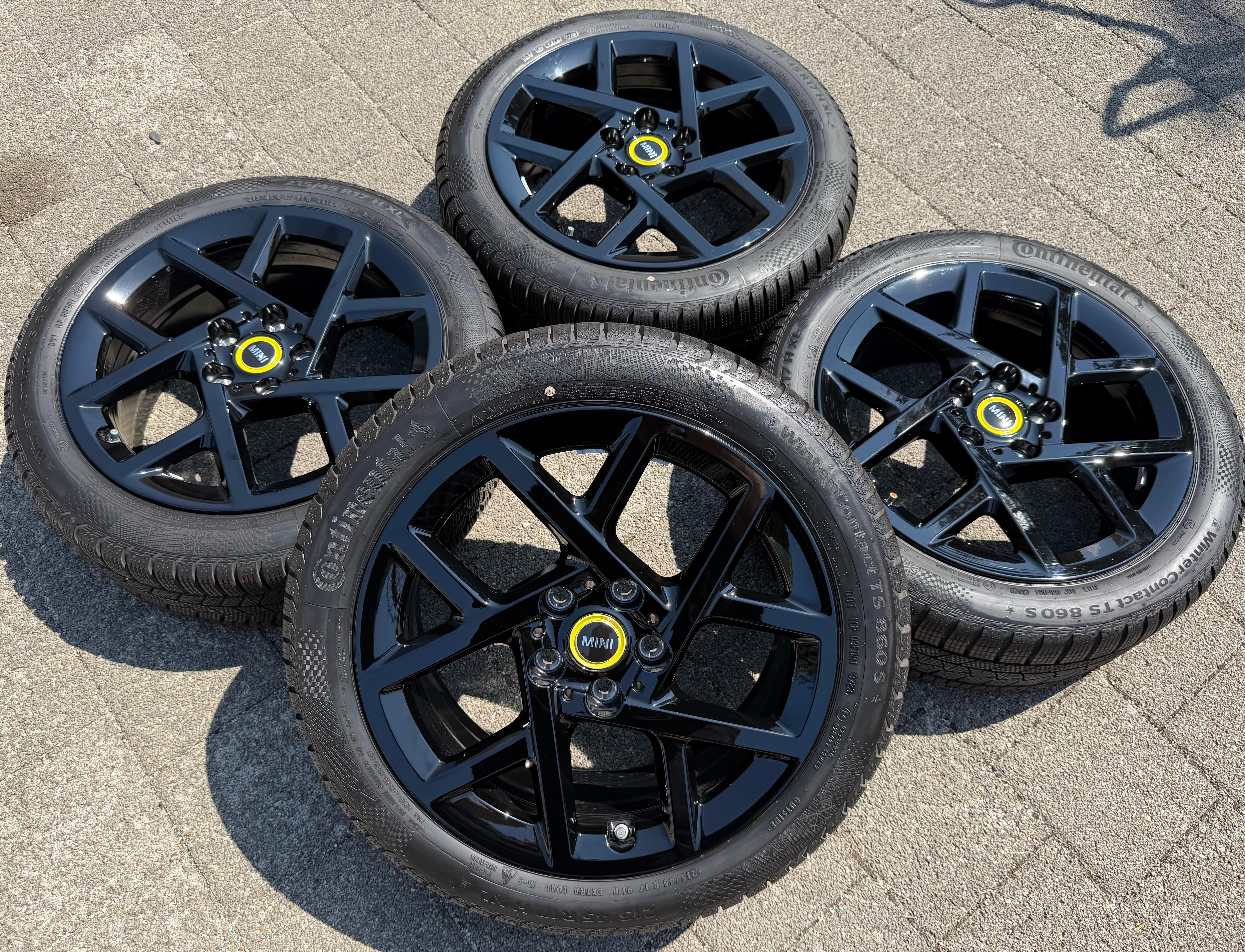 4 Original 17" Alu Winterräder Mini F65 F66 F67 Sprint Spoke 907 2023 Continental