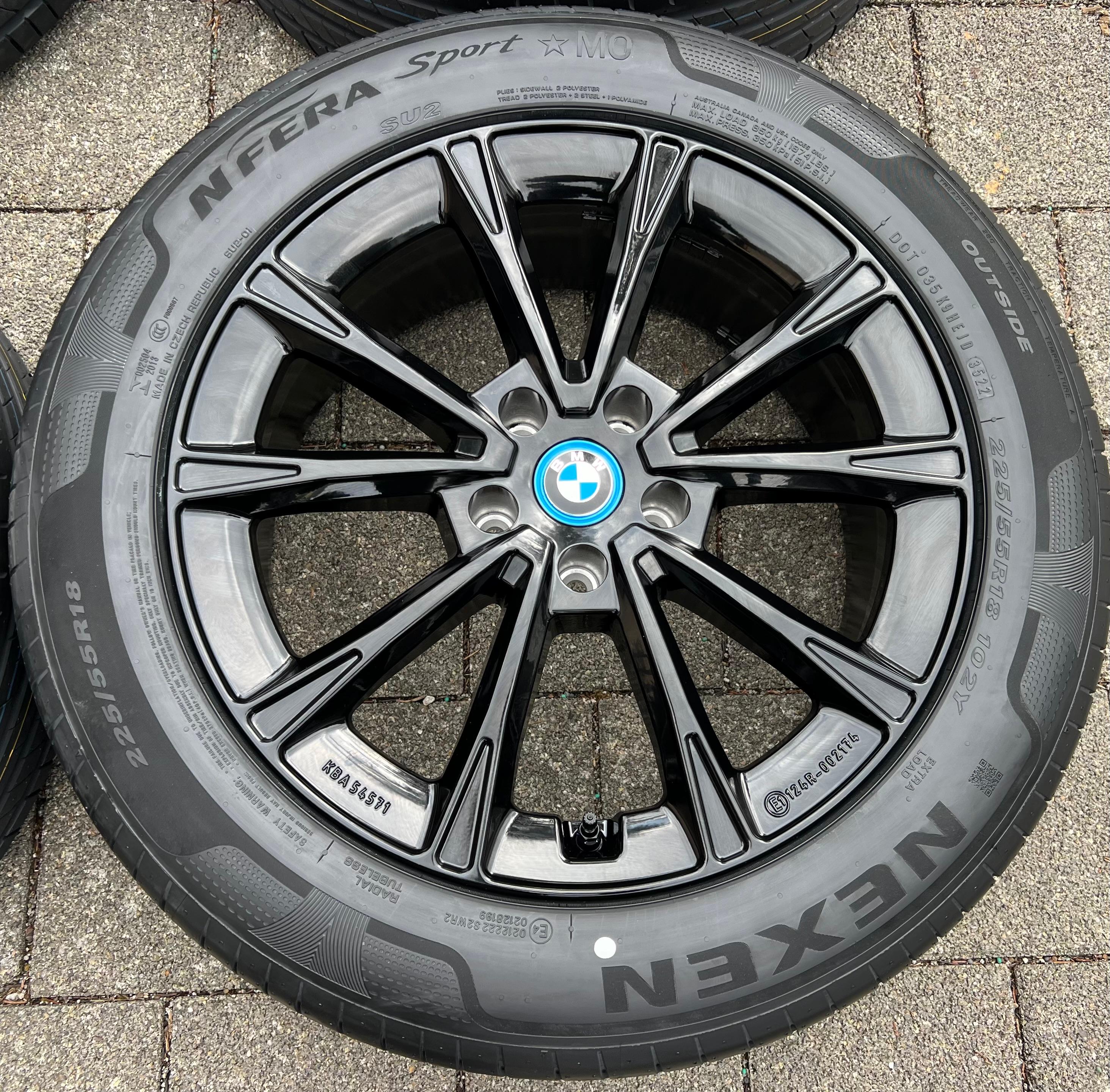 4 ALUMINIUM 18" ZOMERWIELEN BMW 5 SERIE G60 G61 225/55R18 102Y RDKS 2022 GRATIS VERZENDING
