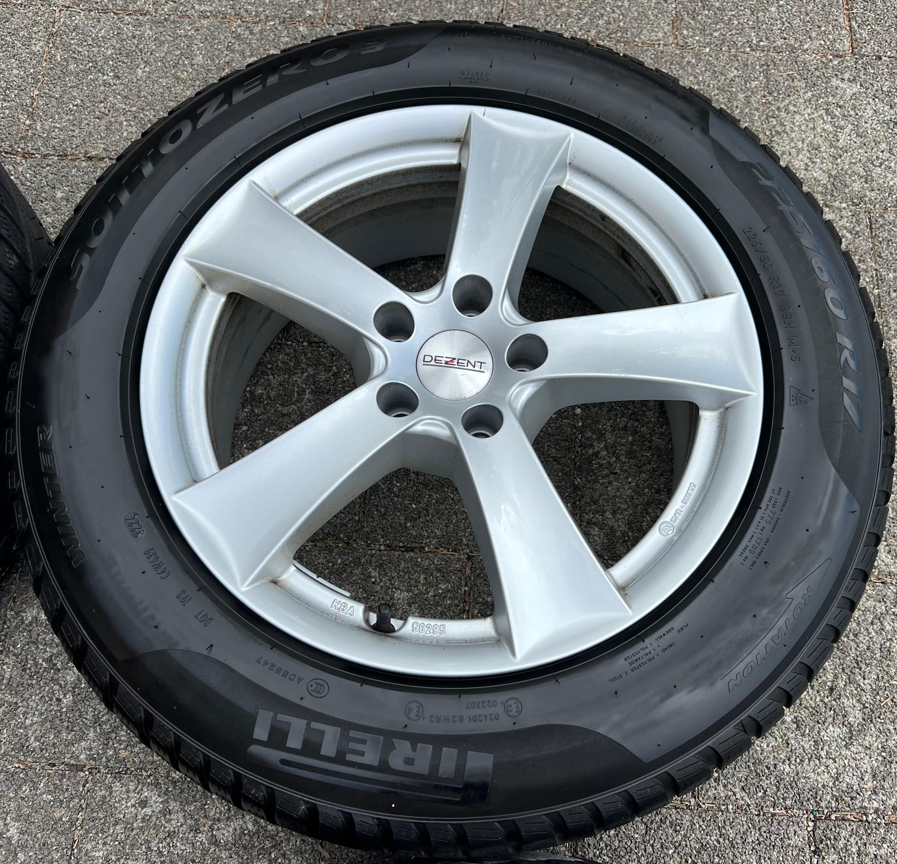 4 DEZENT 17" ALUFELGEN AUDI A4 8K B8 A5 8T A6 4G 4K F2 A7 FREIHAUS