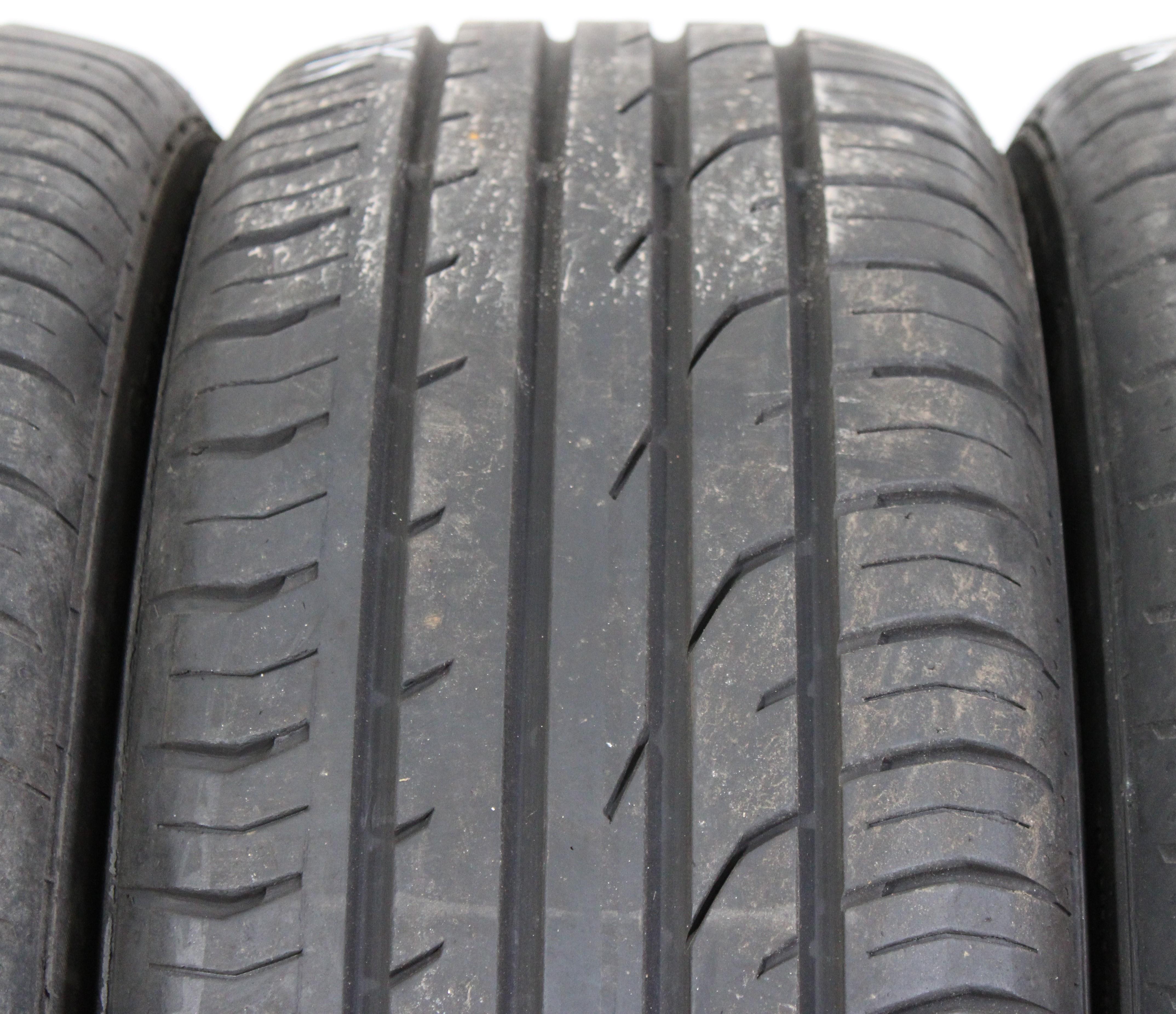 4 x 205/55R17 91V neumáticos de verano Continental Premium Contact 2 SSR Runflat 1x4,5mm 3x5-5,5mm 2013 *