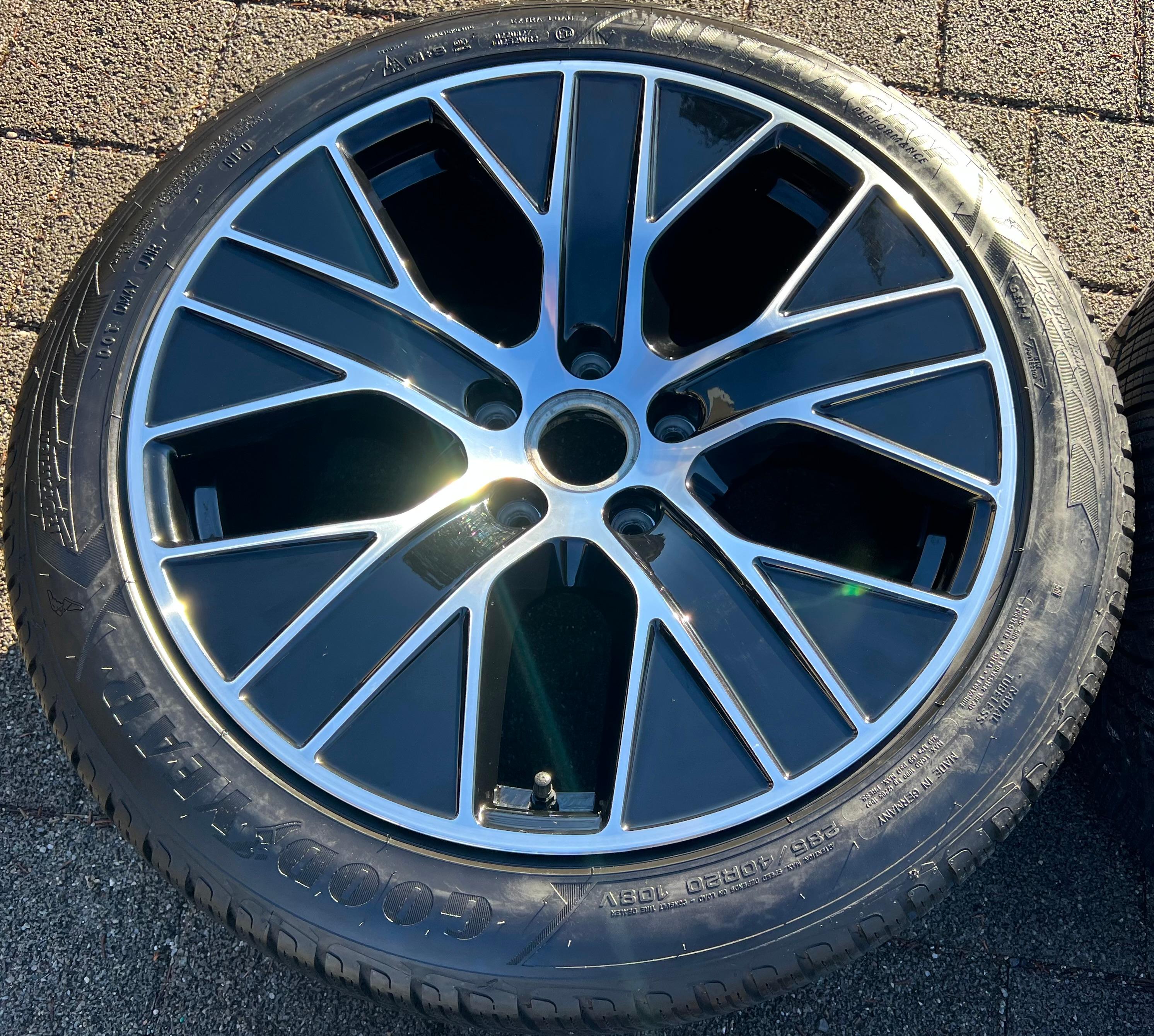 4 ORIGINAL 20" ALU WINTERRÄDER PORSCHE TAYCAN TURBO AERO RDKS FREIHAUS