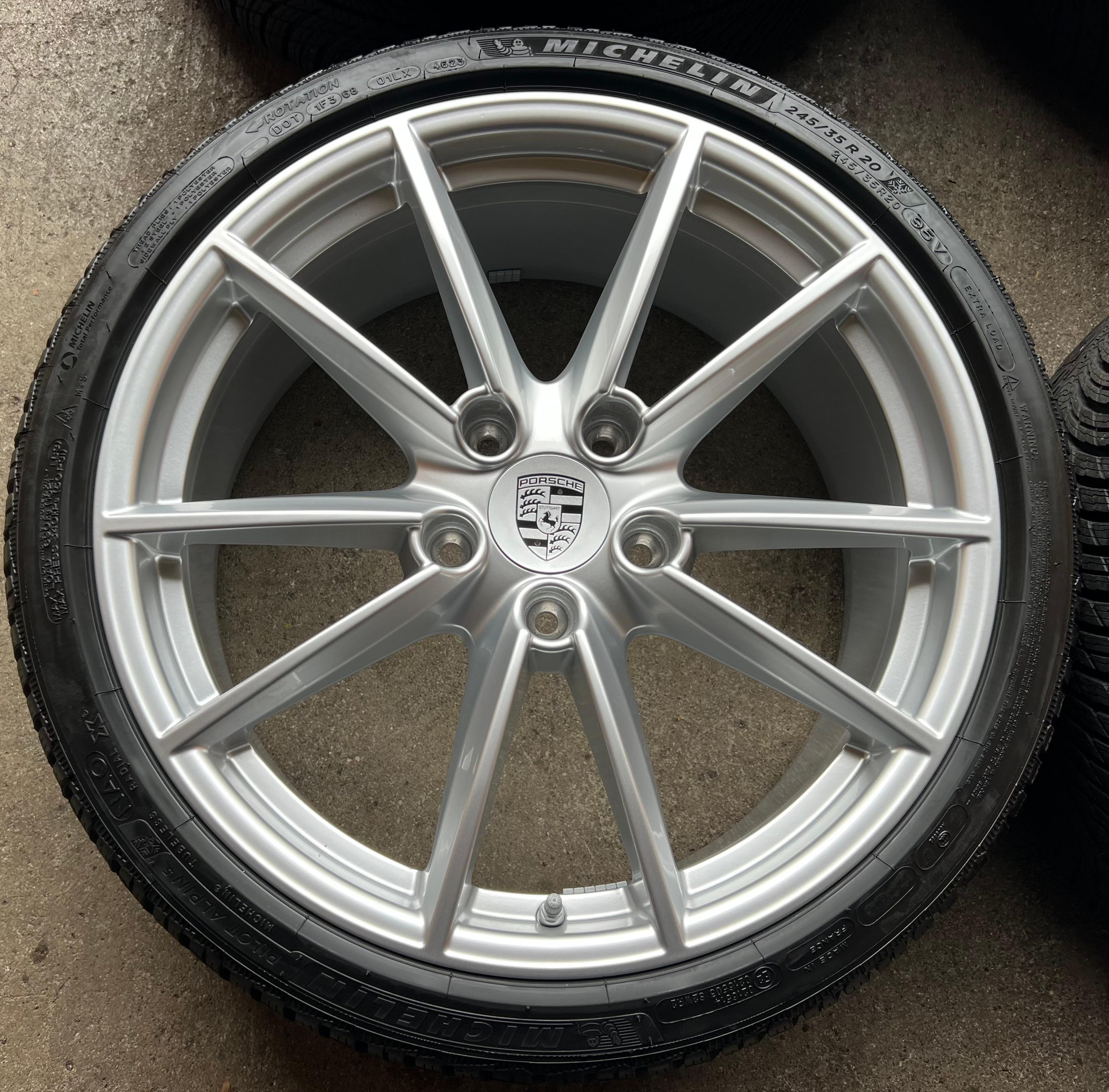 4 LLANTAS DE ALEACIÓN ORIGINALES DE INVIERNO DE 20" 21" PARA PORSCHE 911 992 992601025C 992601025D RDKS