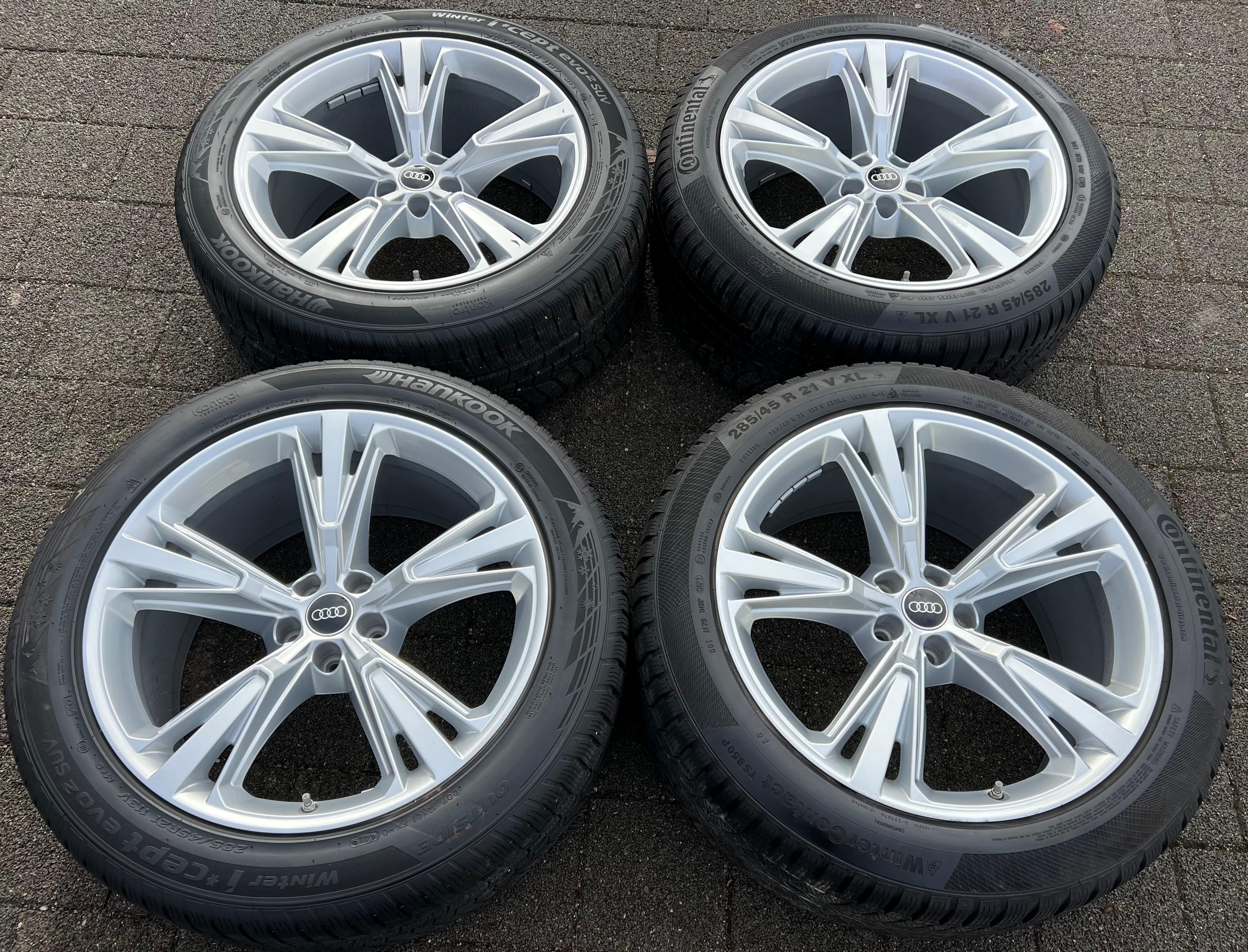 4 ORIGINAL 21" ALU WINTERRÄDER AUDI Q8 SQ8 4M 4M8601025H 285/45R21 113V