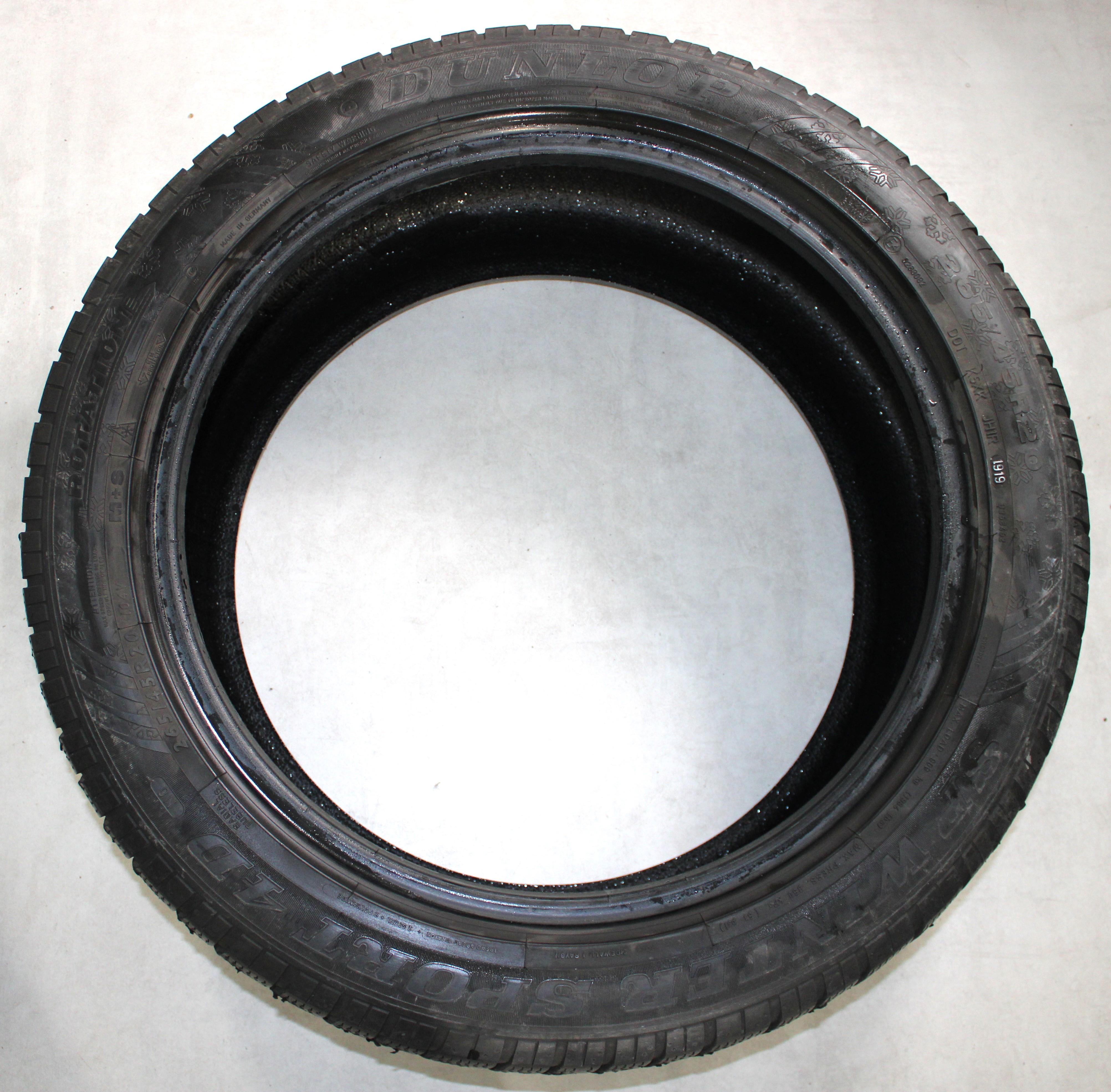 2 x 265/45R20 104V Winterreifen Dunlop SP Winter Sport 4D 5-5,5mm 2019 N0