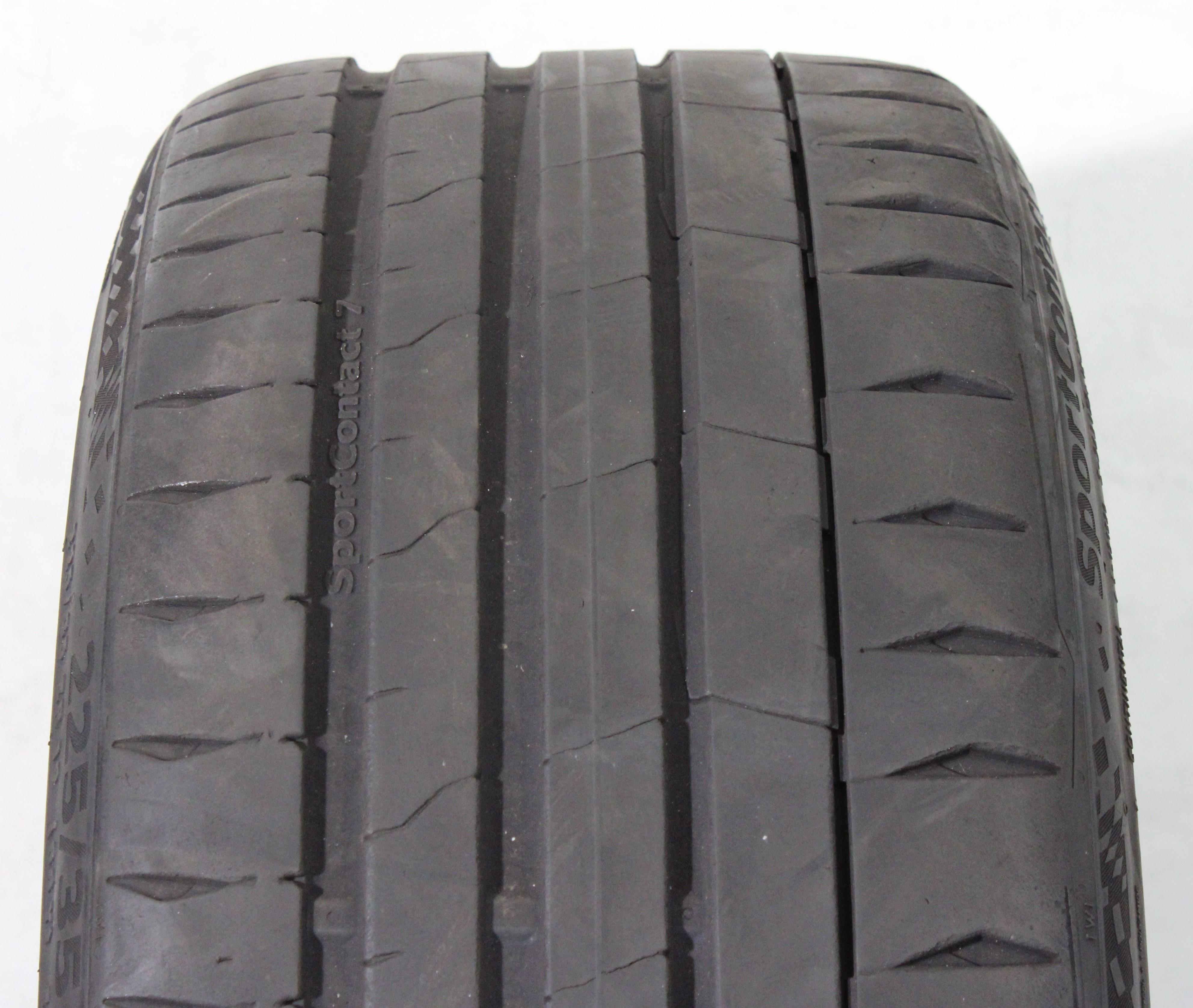 1 x 225/35R19 88Y Sommerreifen Continental Sport Contact 7 4-4,5mm 2022 XL