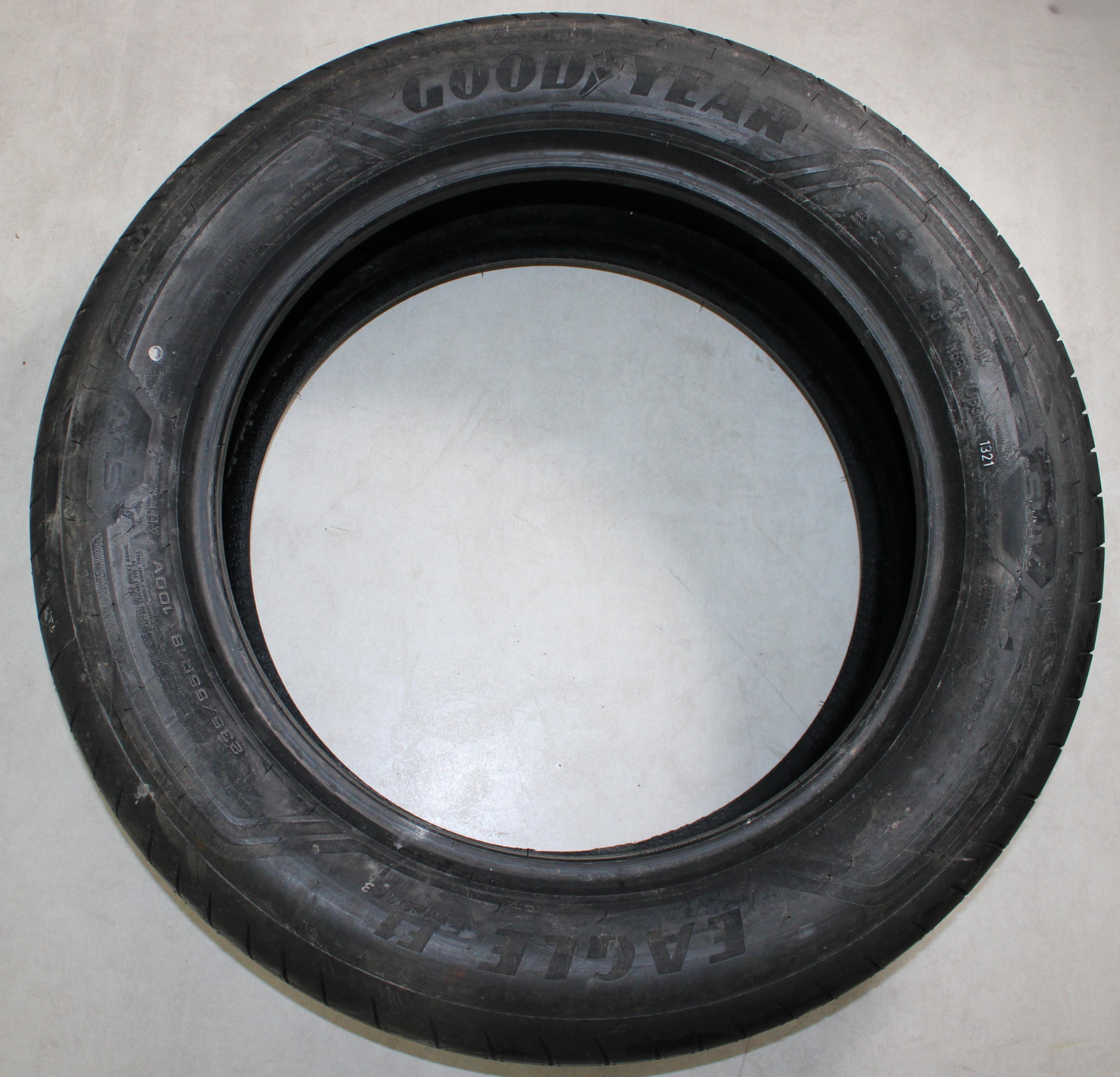 1 x 235/55R18 100V Sommerreifen Goodyear Eagle F1 Asymmetric 3 AO1 Volles Profil 2021
