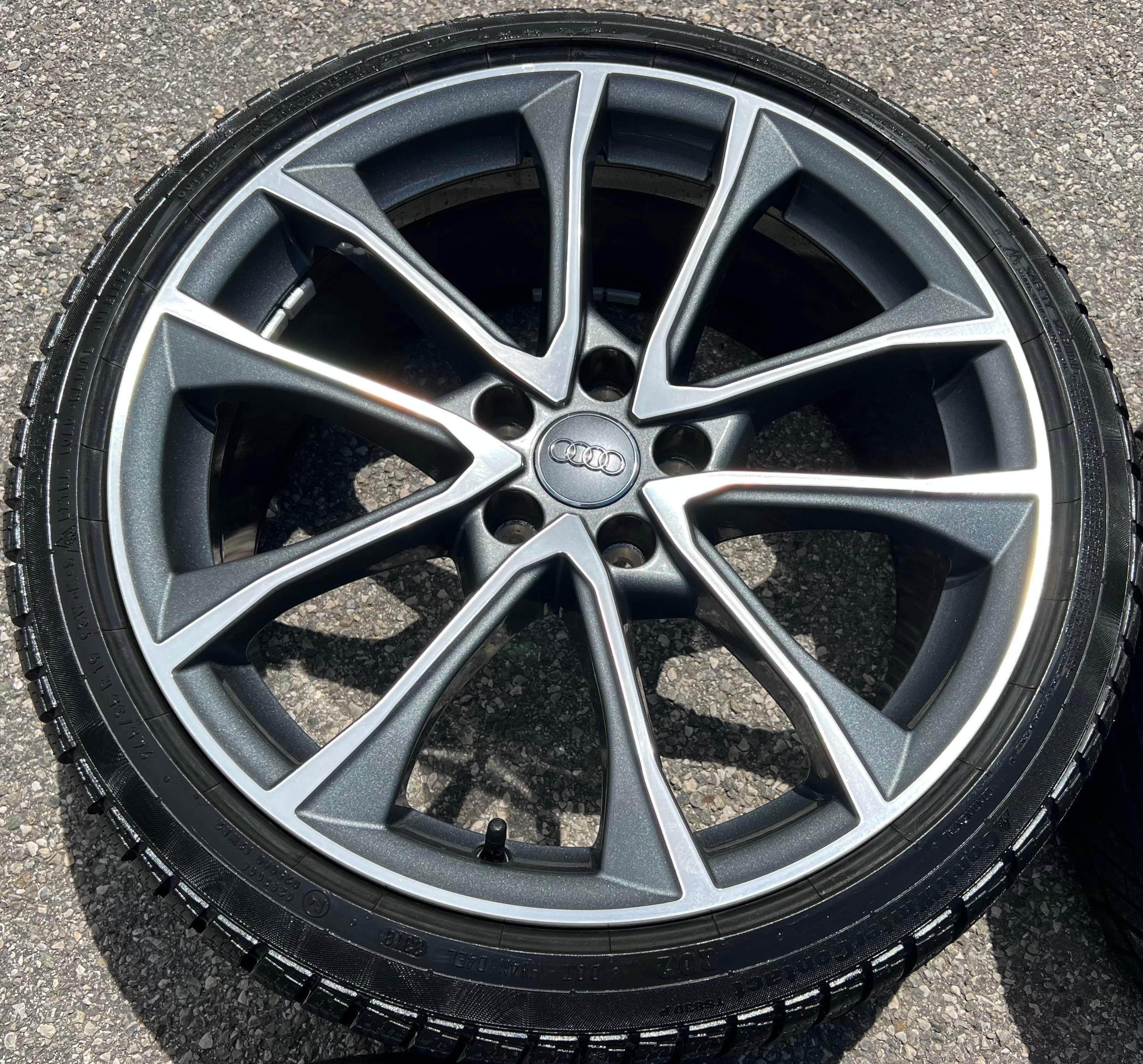 4 ROUES D'HIVER ORIGINALES 19" EN ALUMINIUM AUDI A4 S4 8W B9 8W0601025BF 245/35R19 93W CONTI