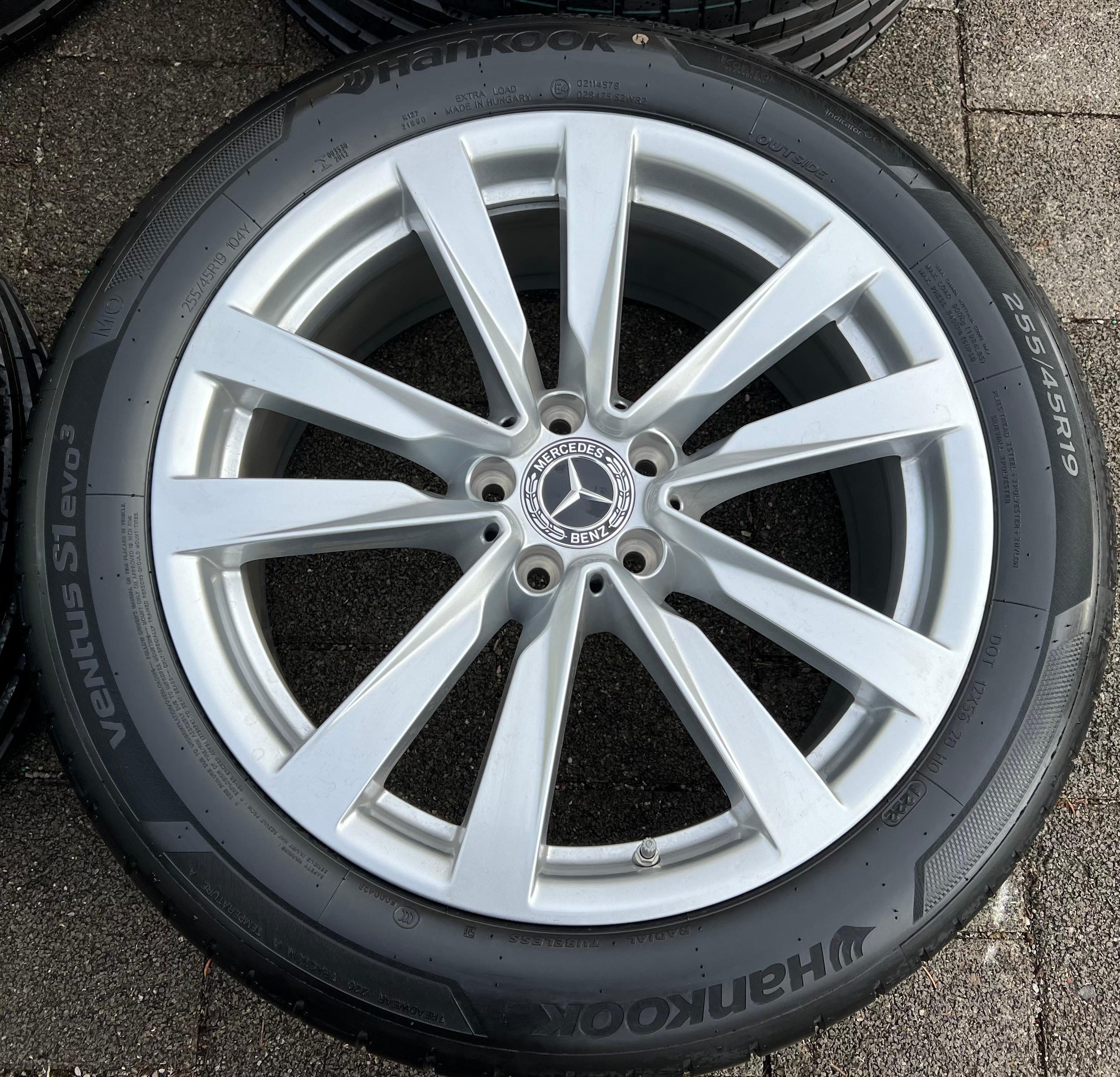 4 ROUES D'ÉTÉ ORIGINALES 19" EN ALUMINIUM MERCEDES BENZ CLASSE S W223 A2234013100 FRANCO DE PORT