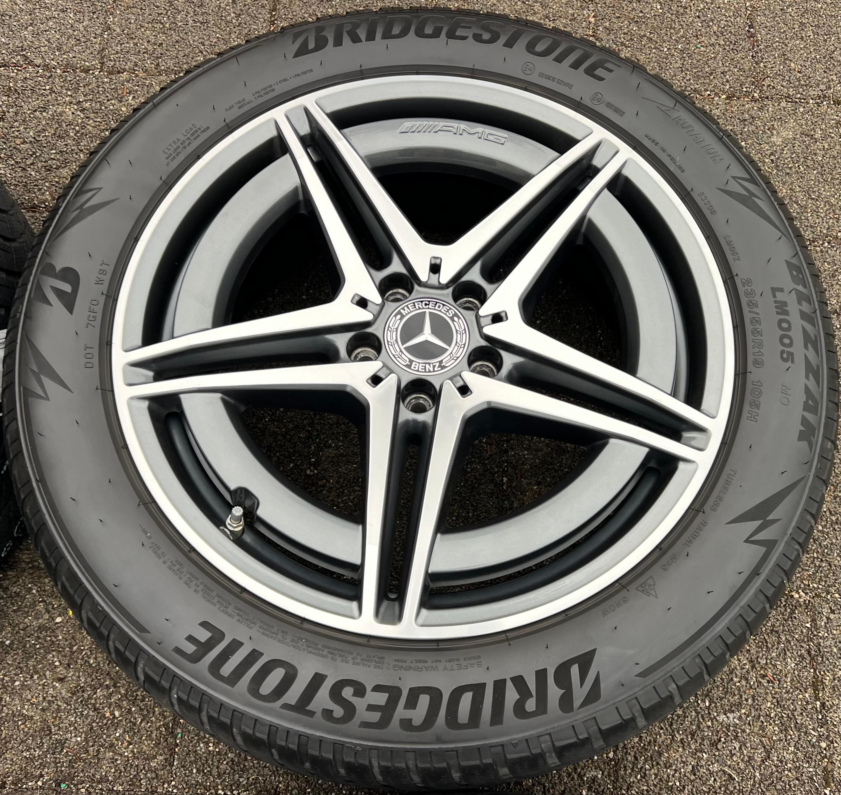 4 LLANTAS DE ALEACIÓN ORIGINALES DE 19" MERCEDES BENZ EQC 293 A2934010700 RDKS 8x19 ET34
