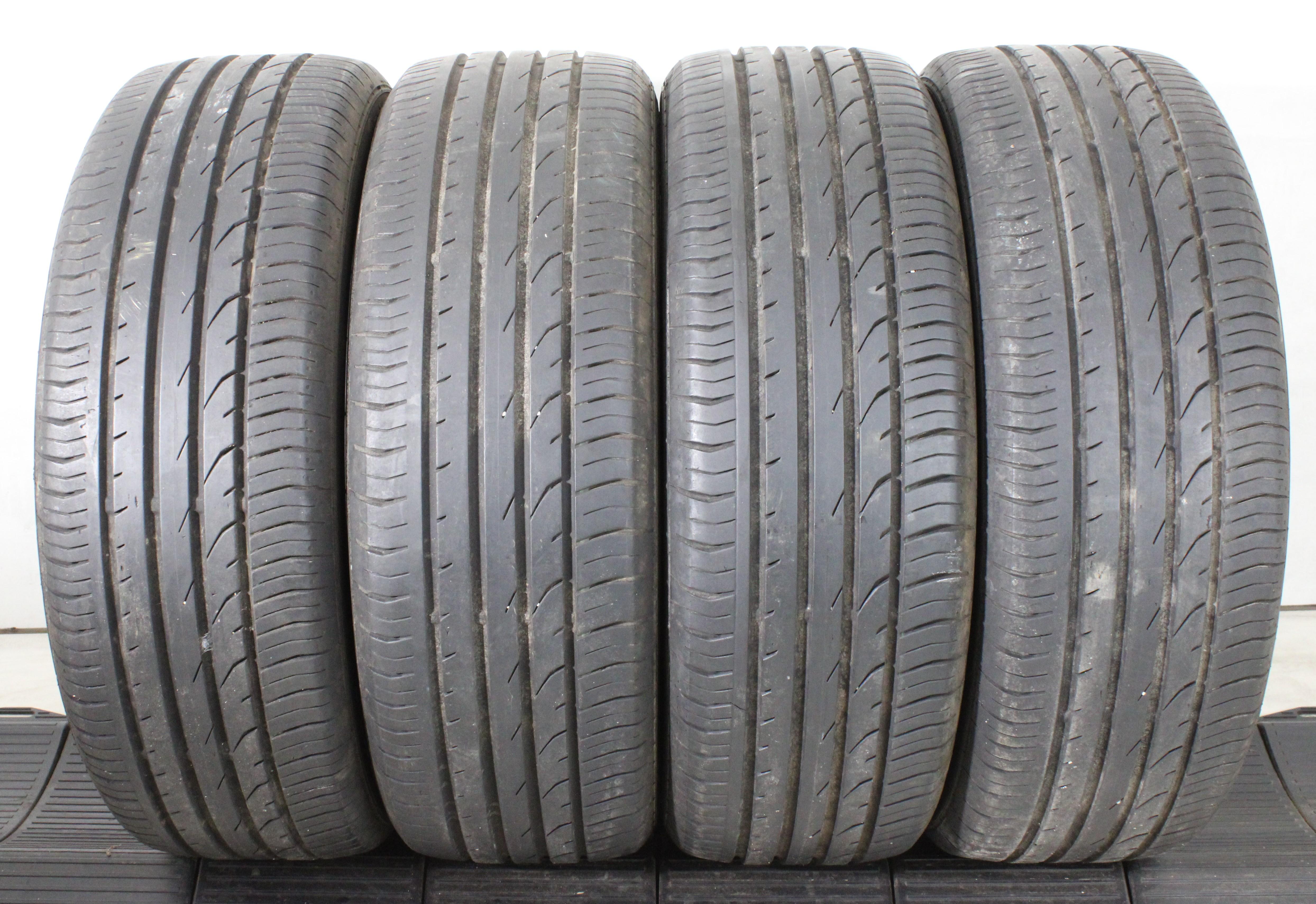 4 x 215/55R18 95H neumáticos de verano Continental Premium Contact 2 5,5-6mm 2014
