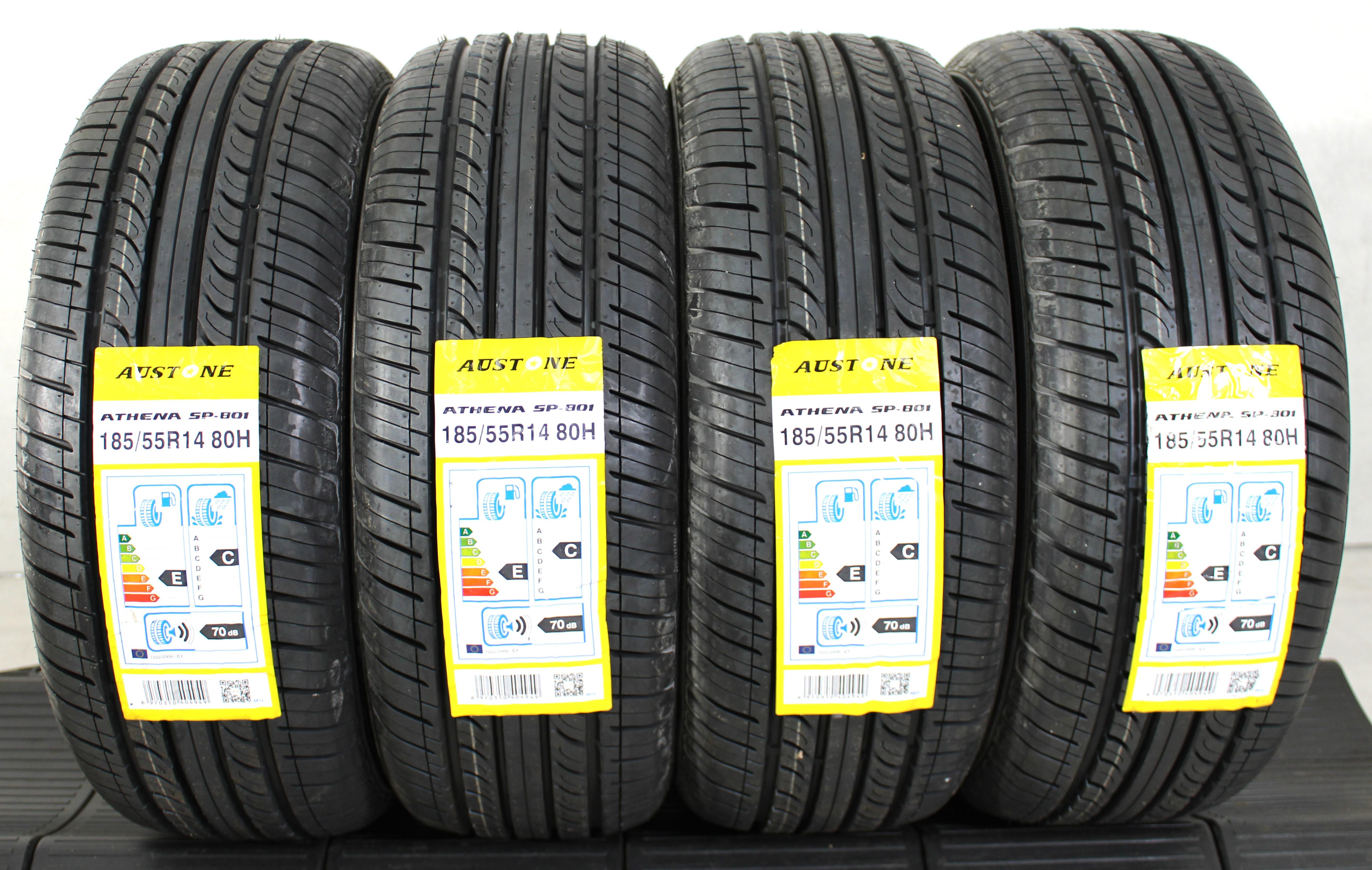 4 x 185/55R14 80H Sommerreifen Austone Athena SP-801 2019