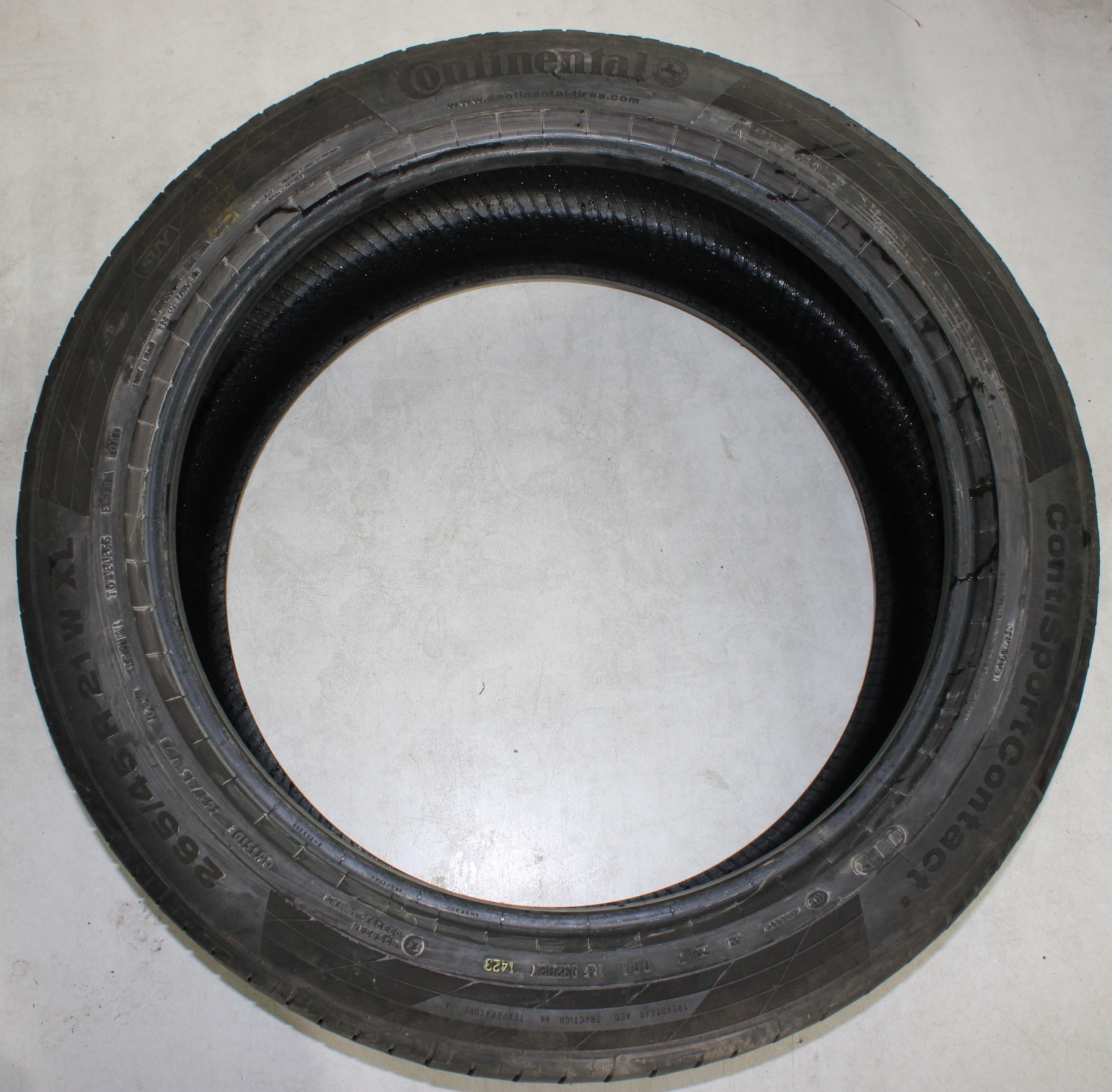 2 x 265/45R21 108W Sommerreifen Continental Sport Contact 5 J, LR 1x4-4,5mm/1x4,5-5mm 2023 XL