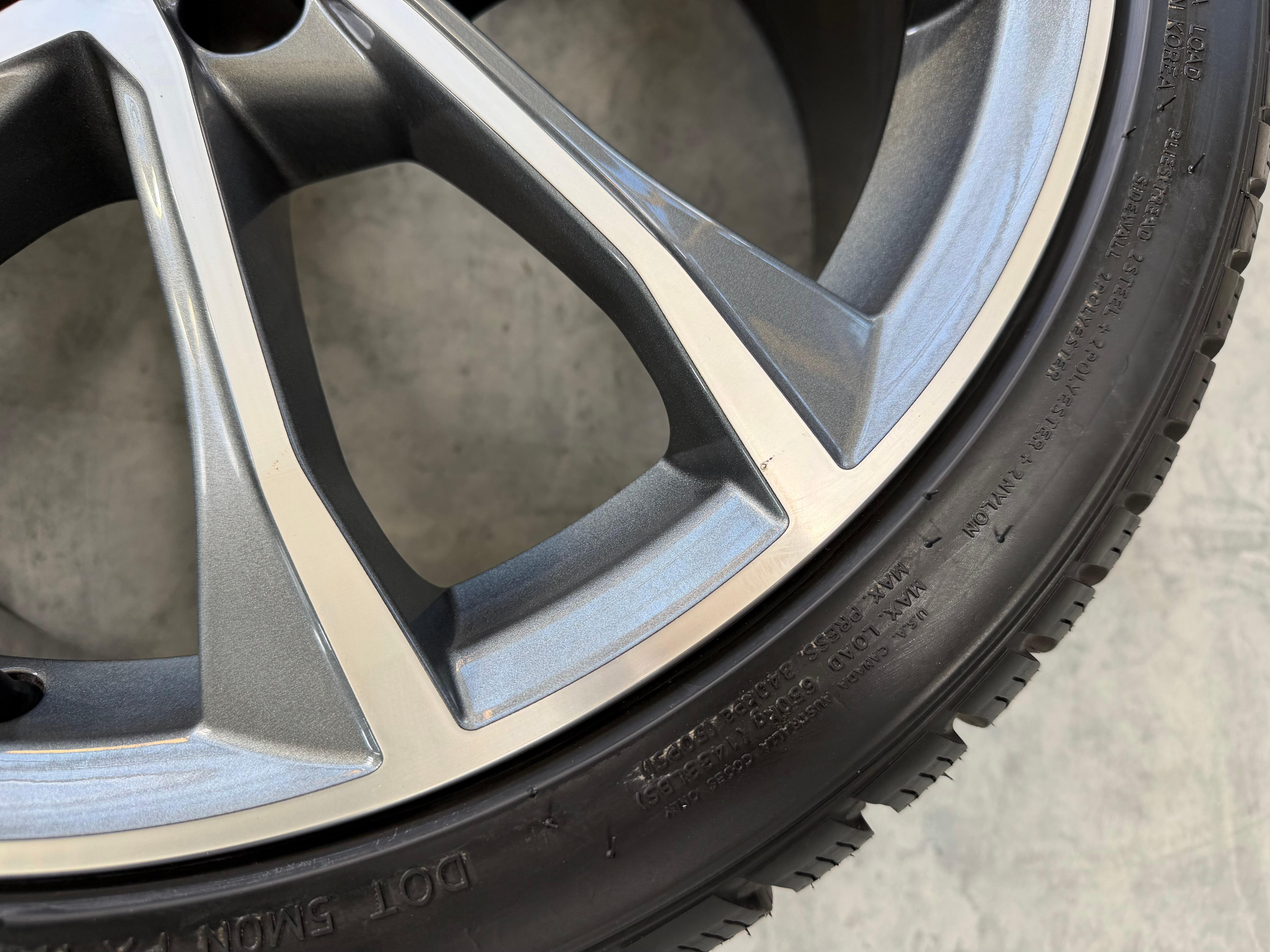 4 Original 19" Alu Winterräder Audi A4 S4 8W B9 8W0601025BF 245/35R19 93W Hankook