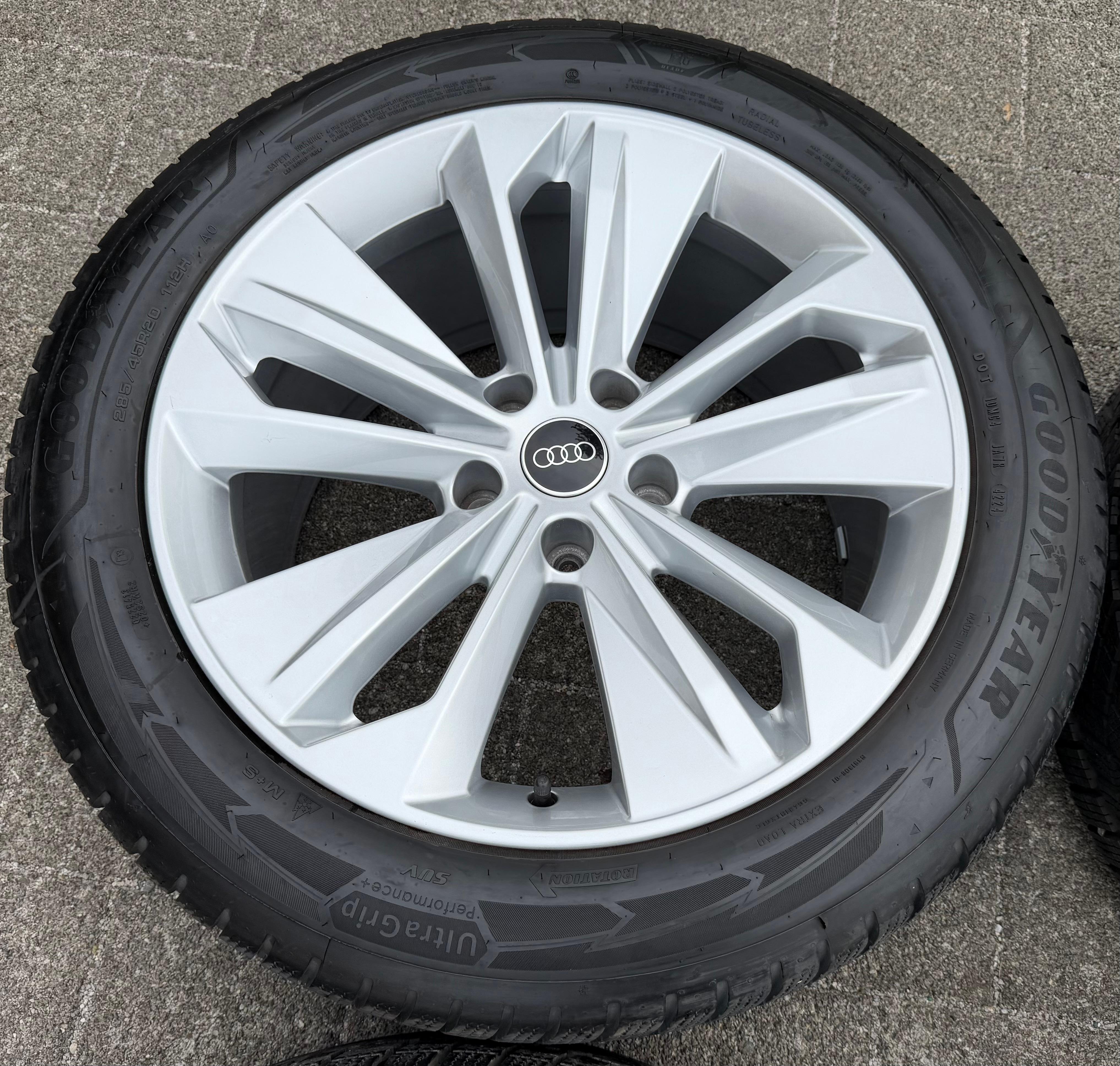 4 ORIGINAL ALU 20" WINTERRÄDER AUDI Q6 SQ6 E-TRON GF 255/50R20 109V 285/45R20 112V