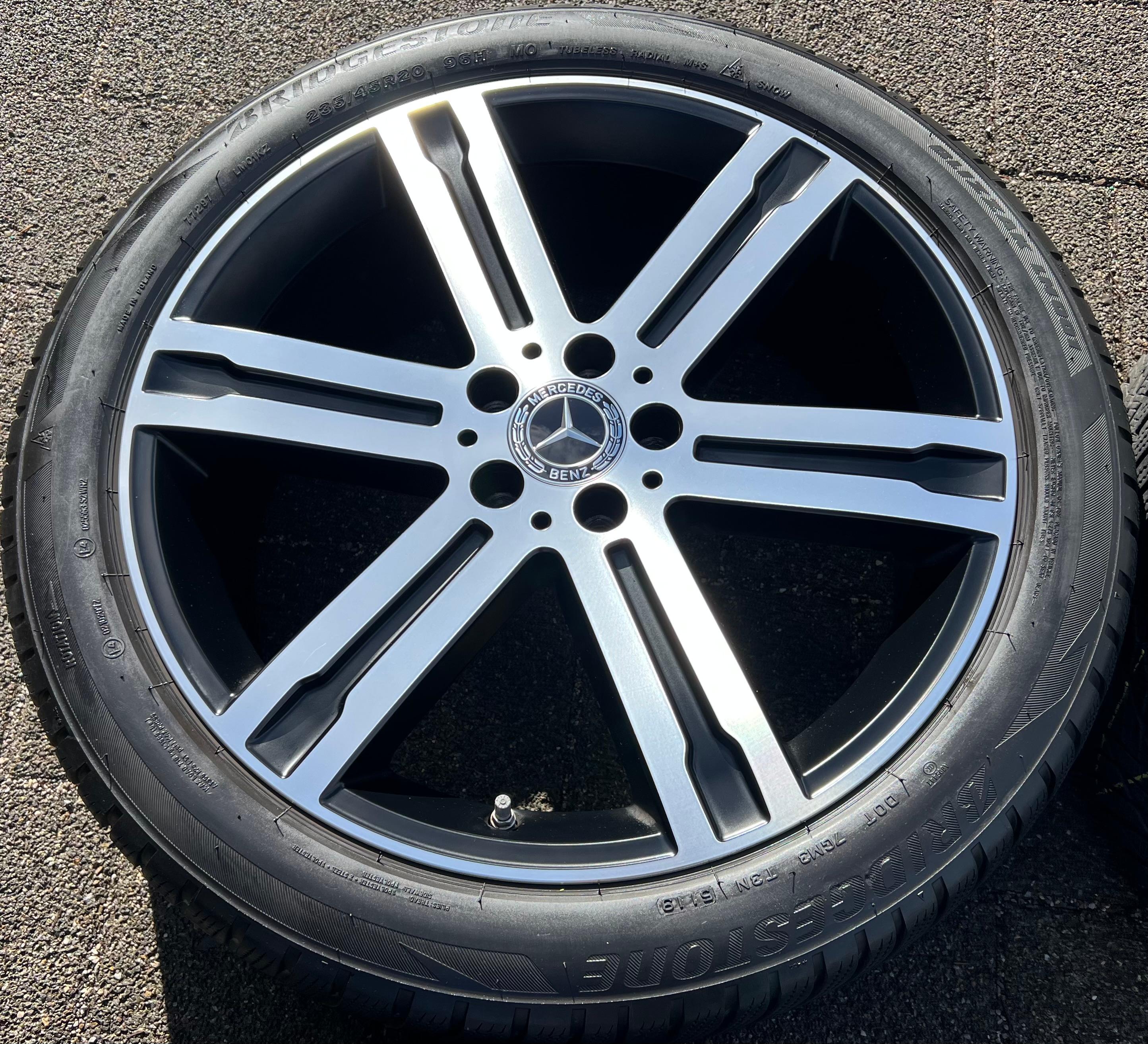 4 ORIGINAL 20" ALU WINTERRÄDER MERCEDES GLA H247 GLB X247 A2474014000 RDKS TOP