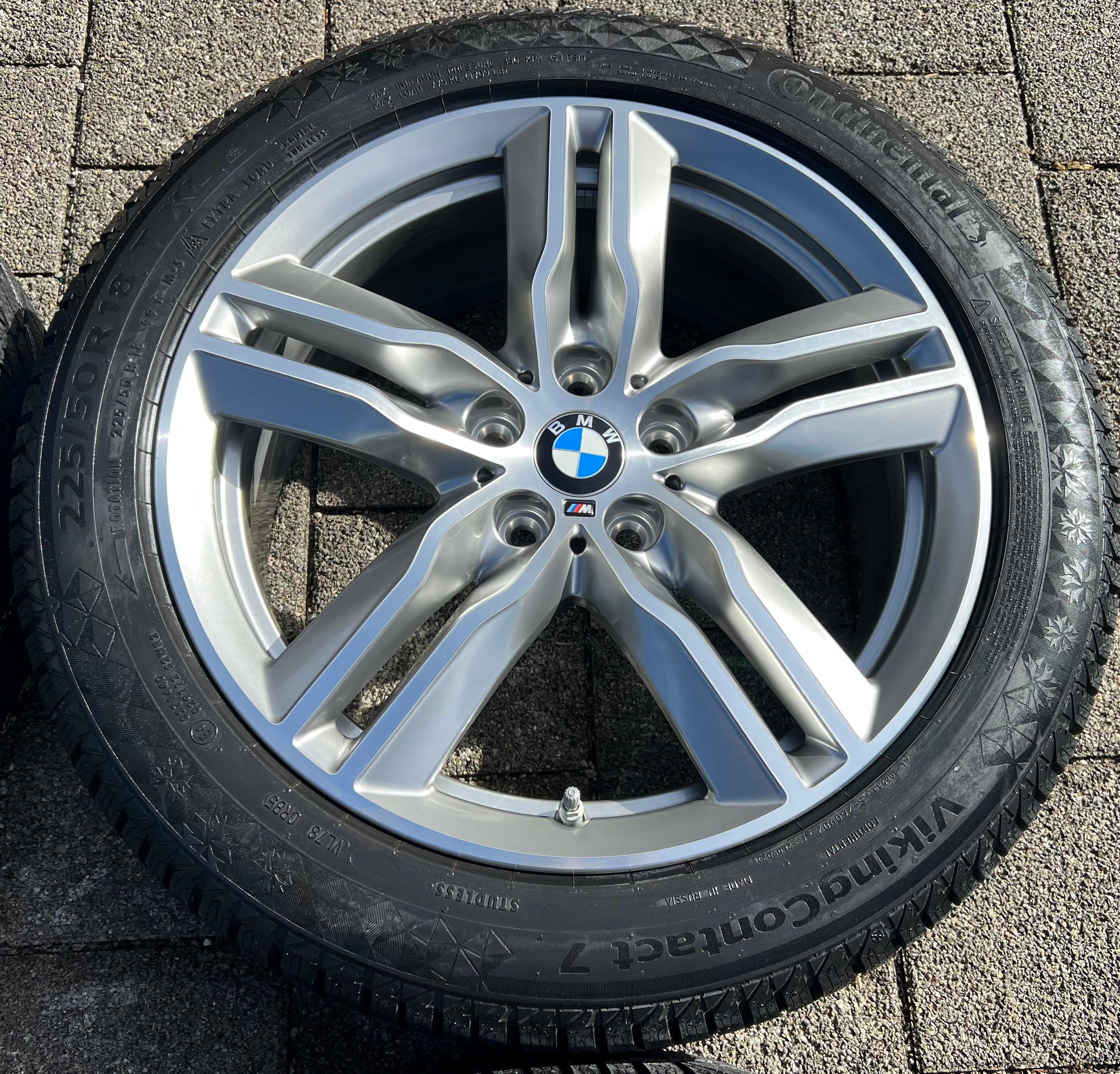 4 ORIGINAL 18" ALU WINTERRÄDER BMW X1 F48 X2 F39 STYLING M570 RDKS NEU FREIHAUS
