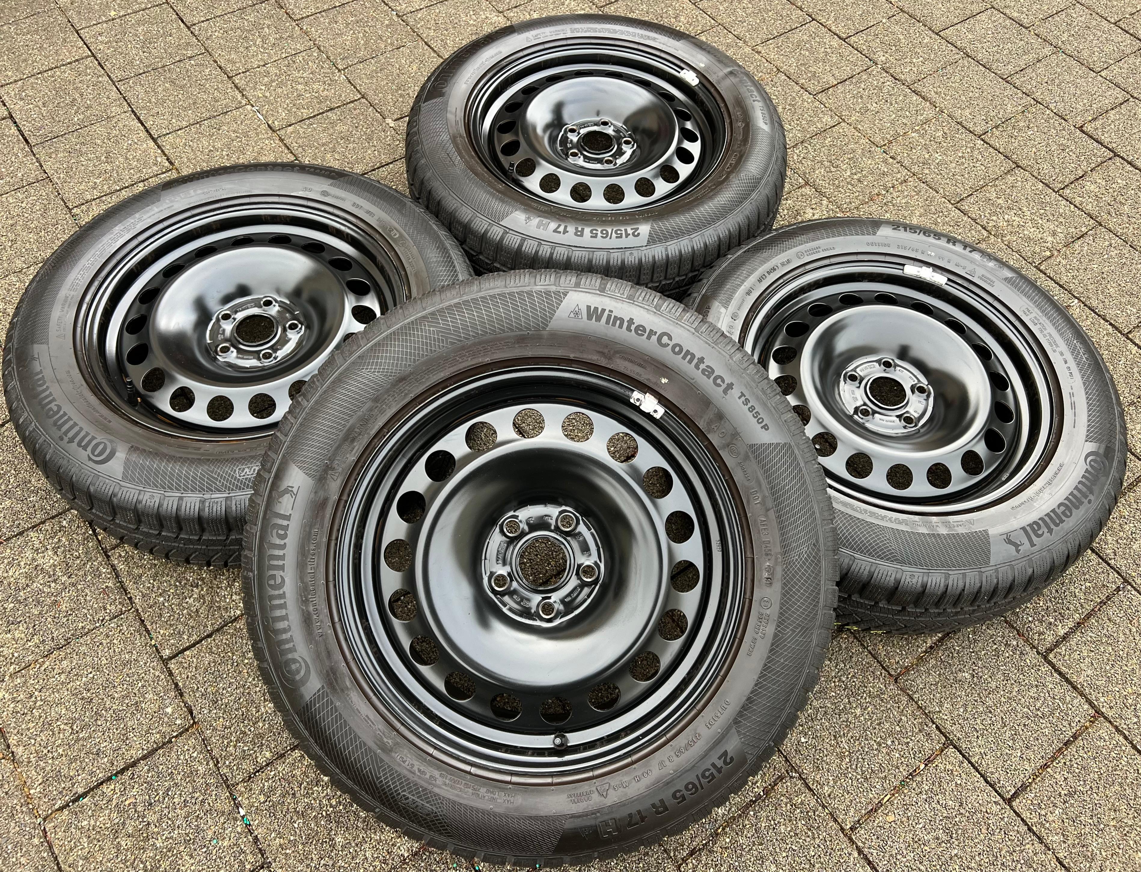 4 WINTERRÄDER AUDI Q3 F3 SEAT TARRACO SKODA KODIAQ VW TIGUAN II 5NA 215/65R17 99H FREIHAUS