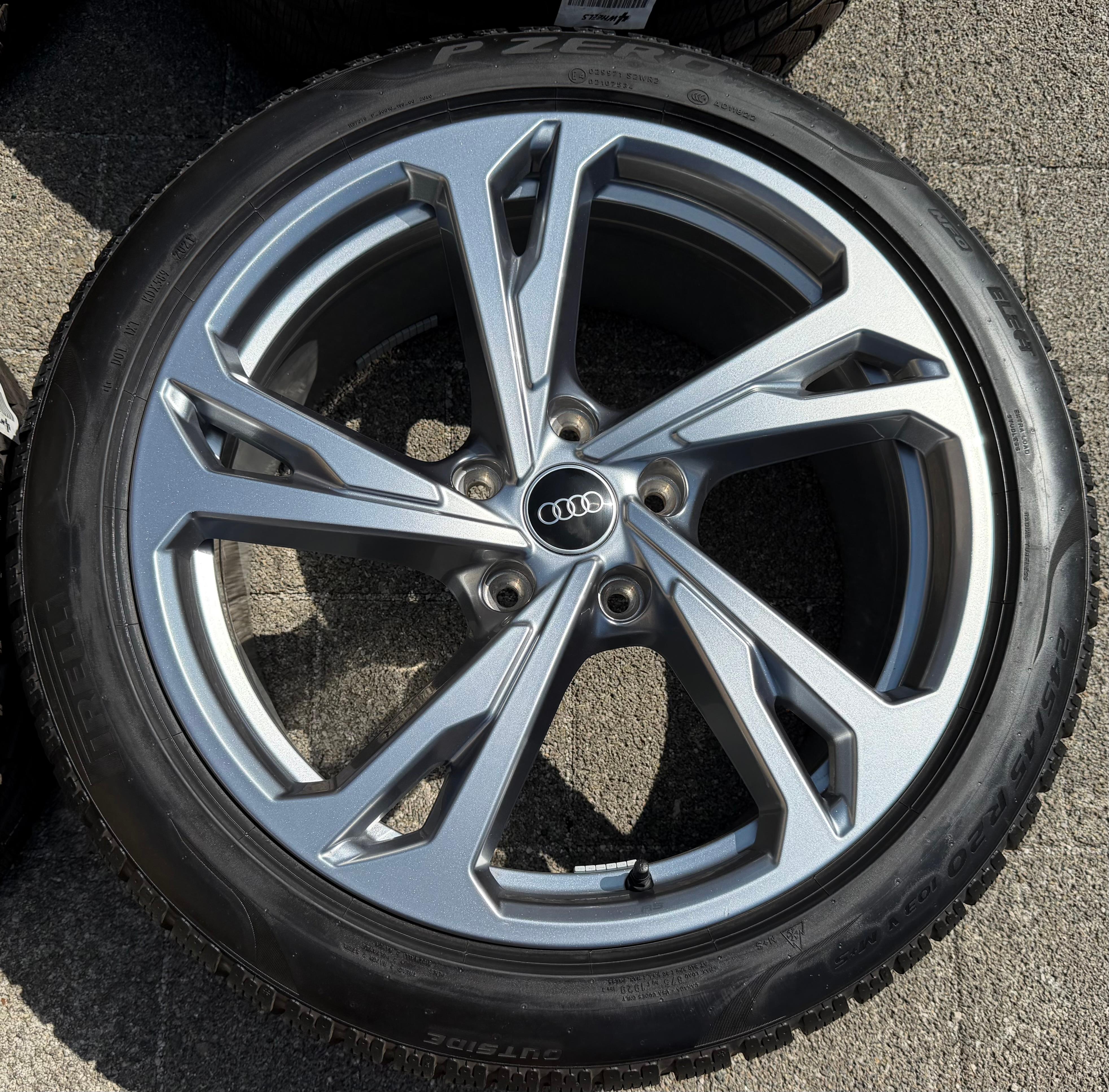 4 llantas de aluminio originales de invierno de 20" para Audi E-Tron GT 4J3601025AM 4J3601025AL