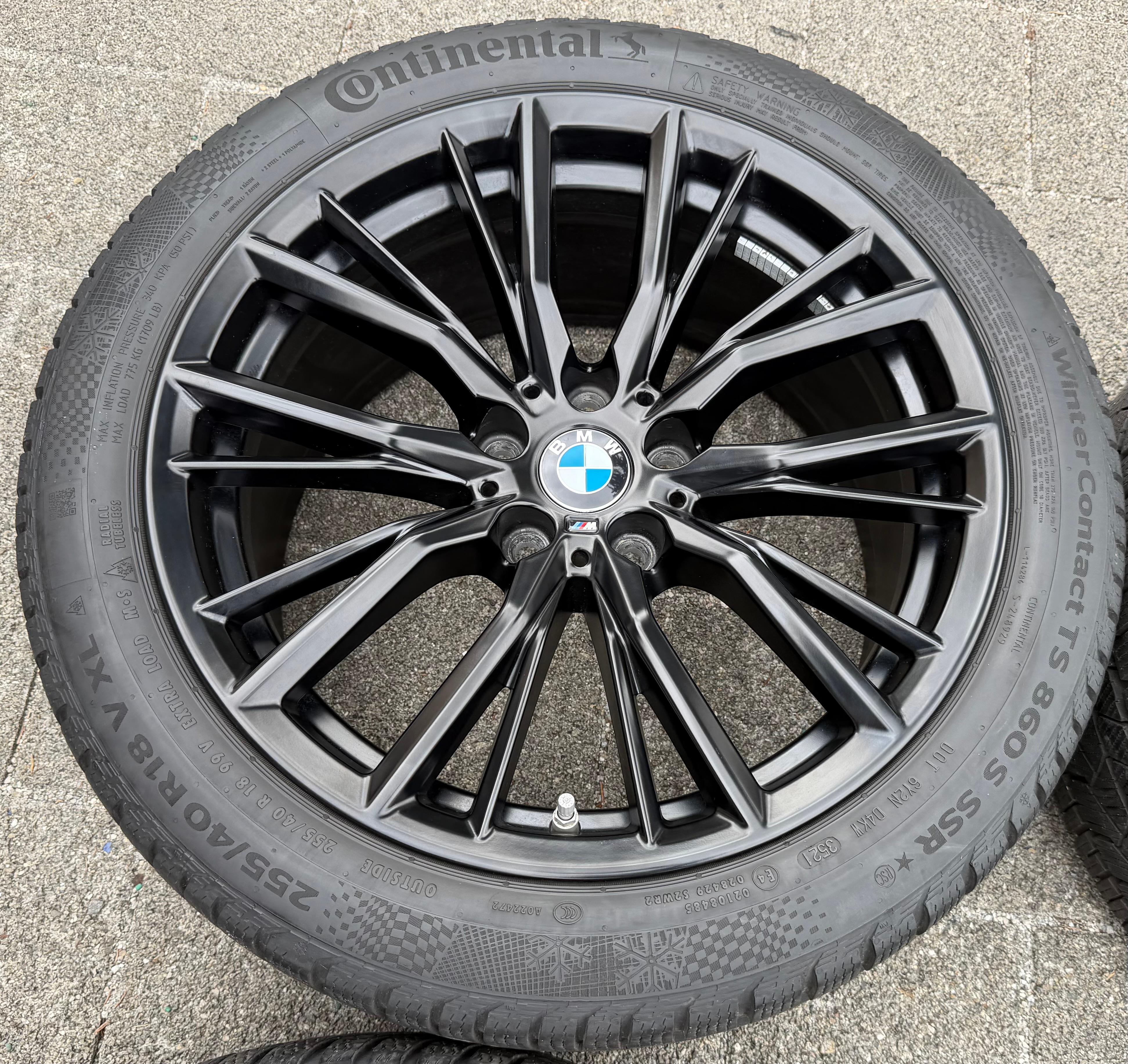 4 Original 18" Alu Winterräder BMW 3ER Reihe G20 G21 4ER G22 G23 2ER G42 M796 RDKS