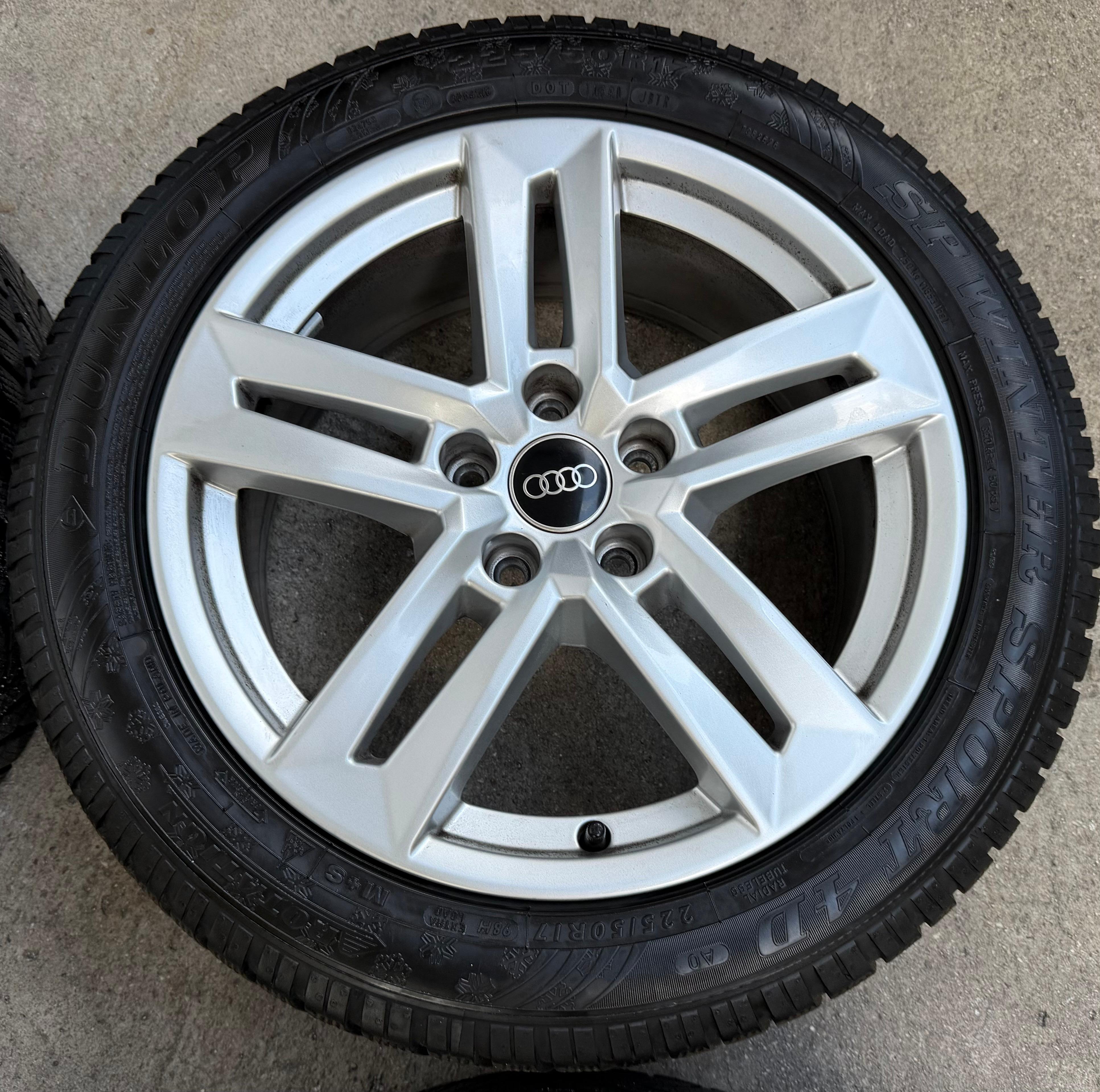 4 jantes en alliage d’origine de 17" Audi A4 8W B9 8W0601025P 7x17 ET42