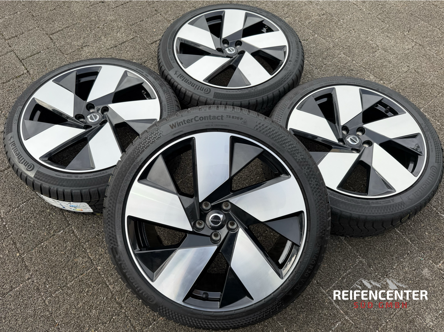 4 ruedas de invierno de aleación originales de 20" para Volvo XC40 235/45R20 100V 255/40R21 101V Continental