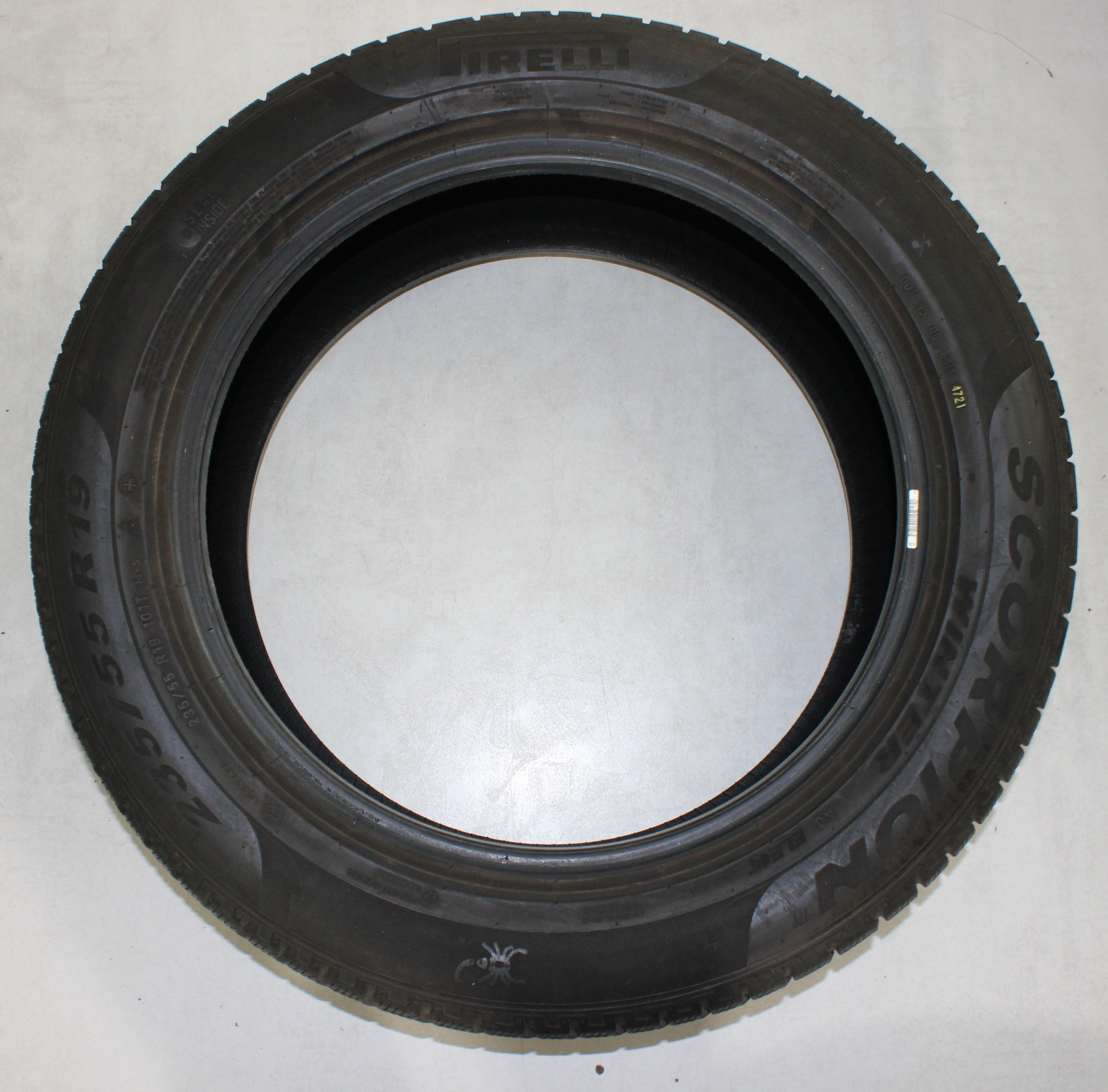 2 x 235/55R19 101T neumáticos de invierno Pirelli Scorpion Winter AO Elect 5,5-6mm 2021/2022 Seal