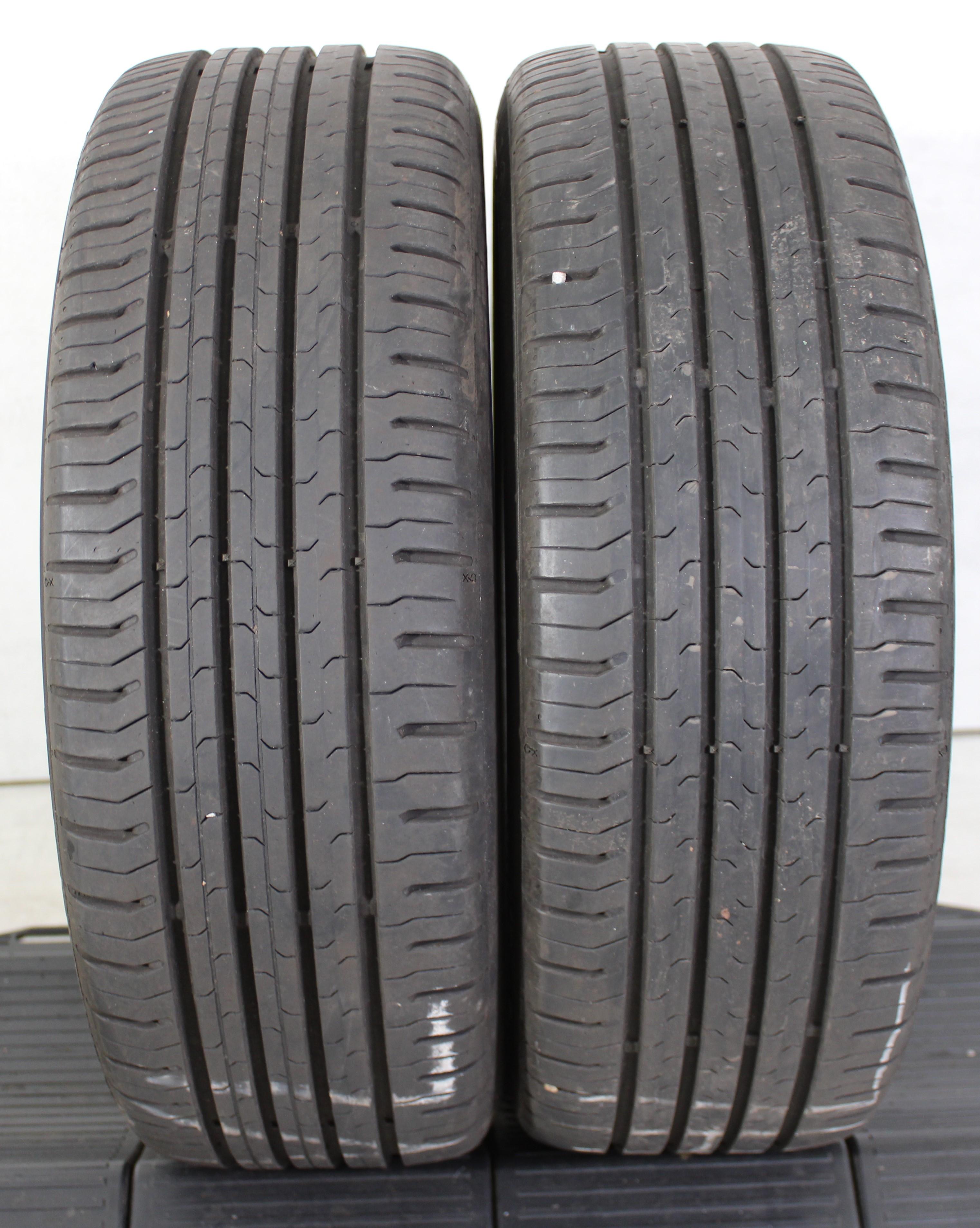 2 x 195/55R16 87H Sommerreifen Continental  Eco Contact 5 6,5-7mm 2015