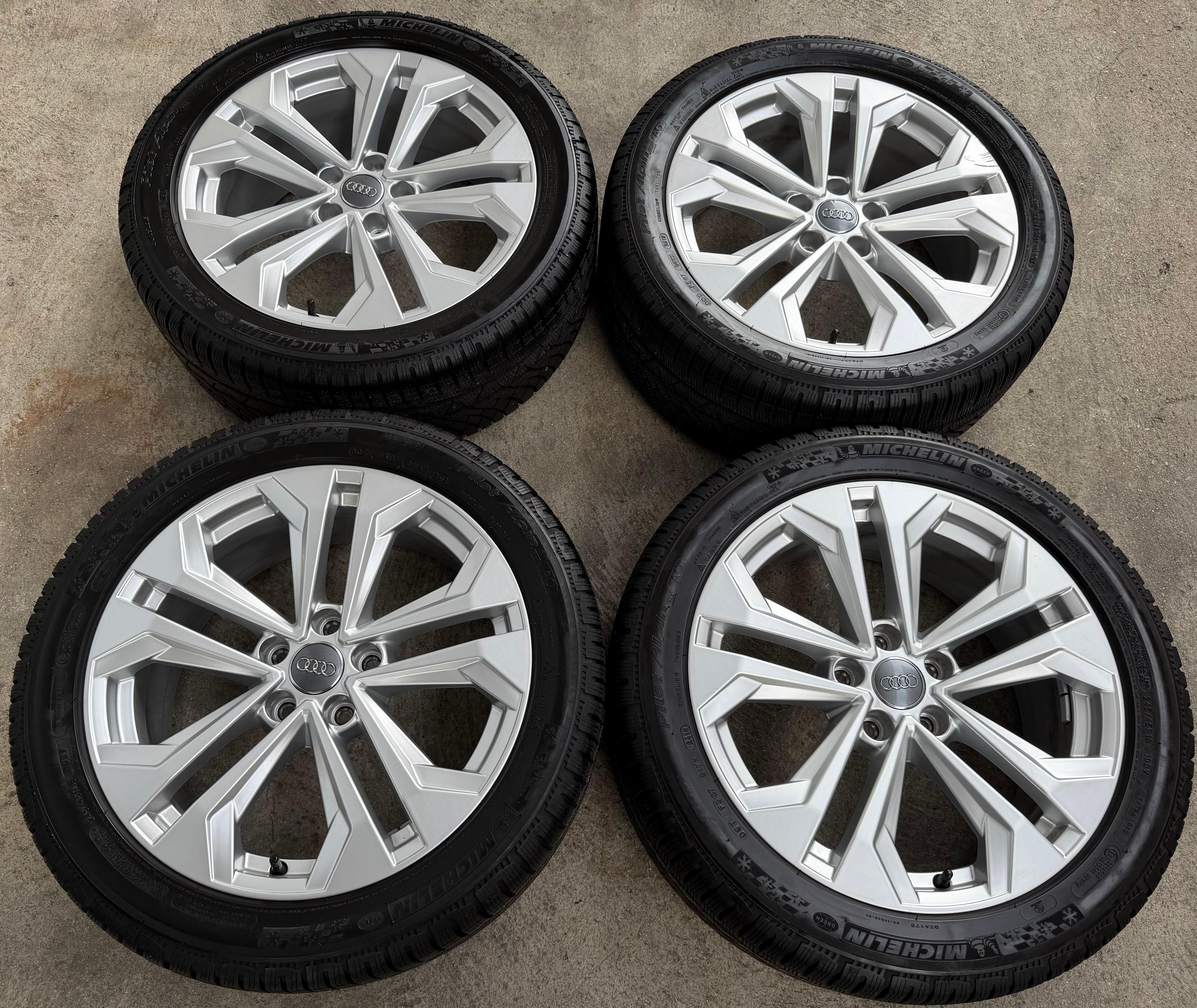 4 Original 18" Alu Winterräder Audi A4 Allroad 8W B9 8W9601025L 245/45R18 100V