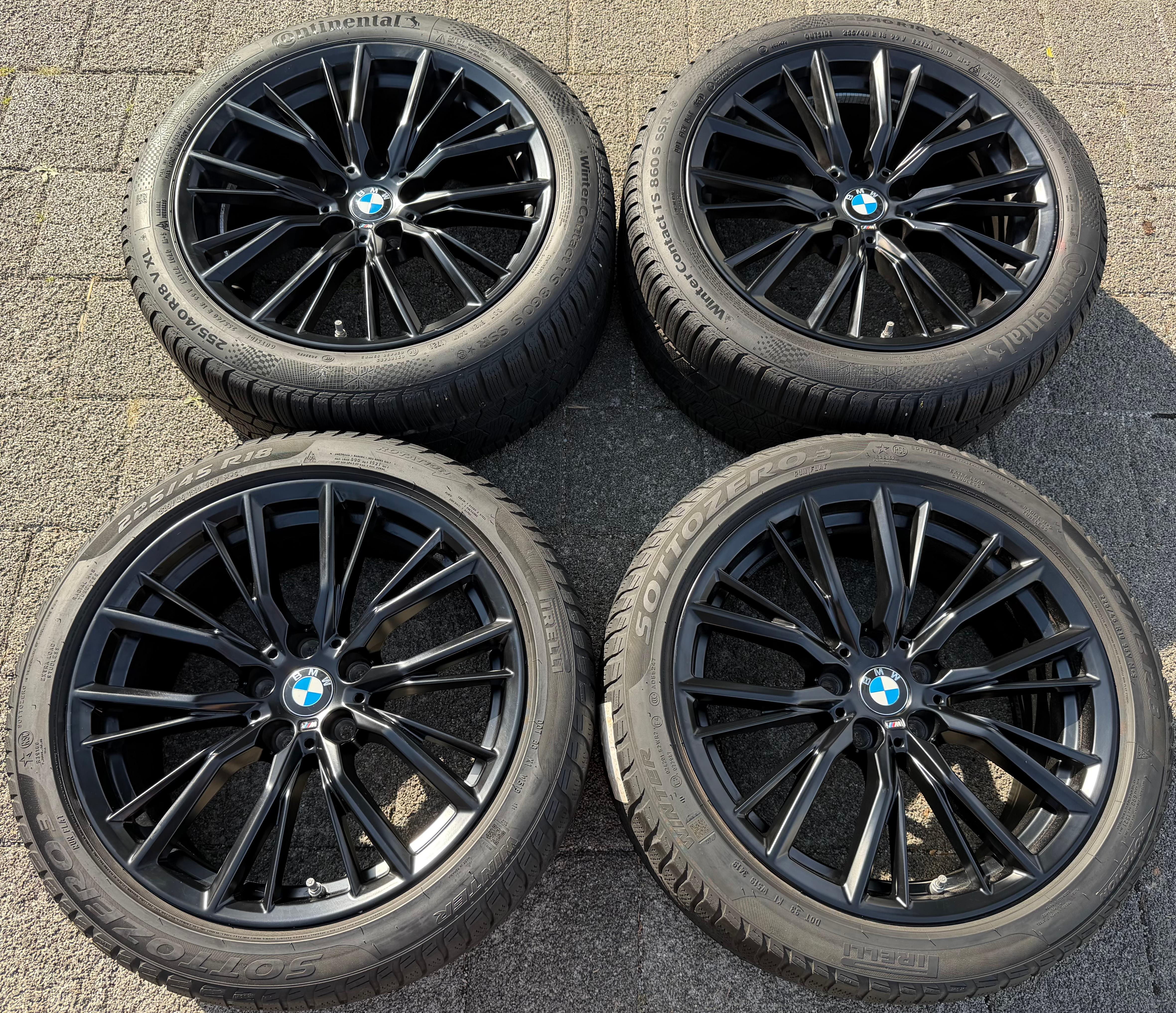 4 Original 18" Alu Winterräder BMW 3ER Reihe G20 G21 4ER G22 G23 2ER G42 M796 RDKS