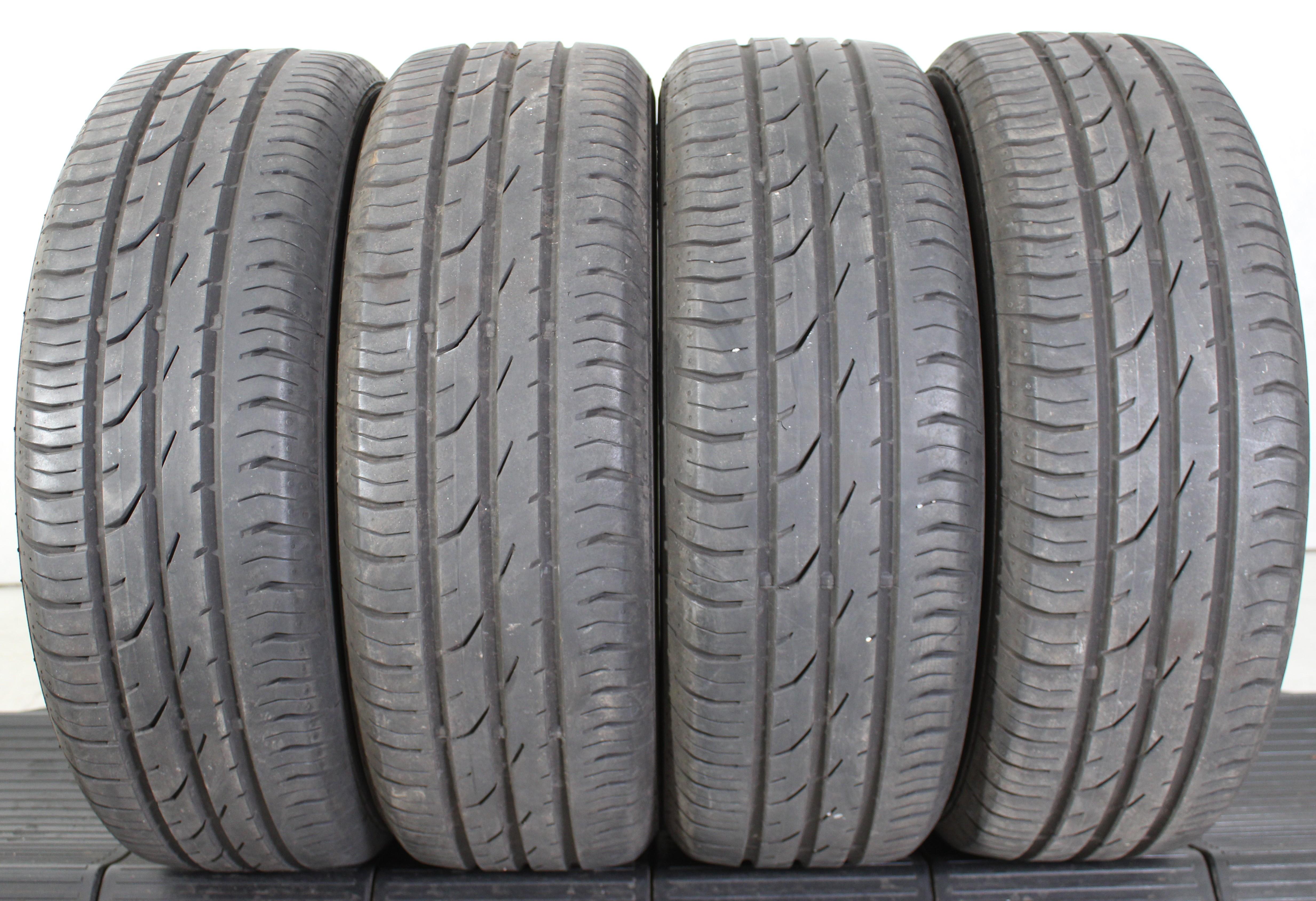 4 x 185/60R15 84H Sommerreifen Continental Premium Contact 2 3x5-5,5mm/1x6mm 2016